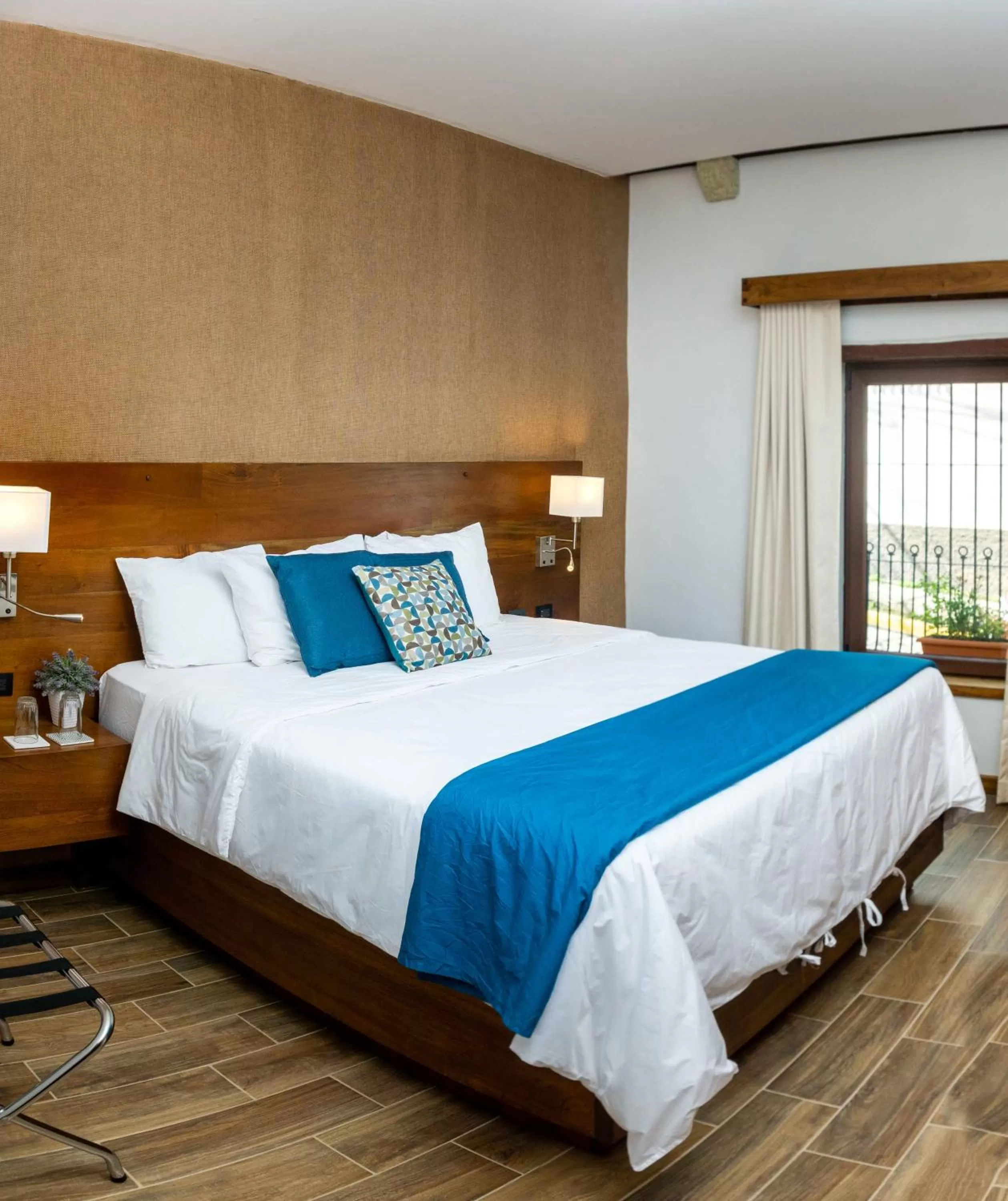 Bed in Casa Villamil Boutique Hotel