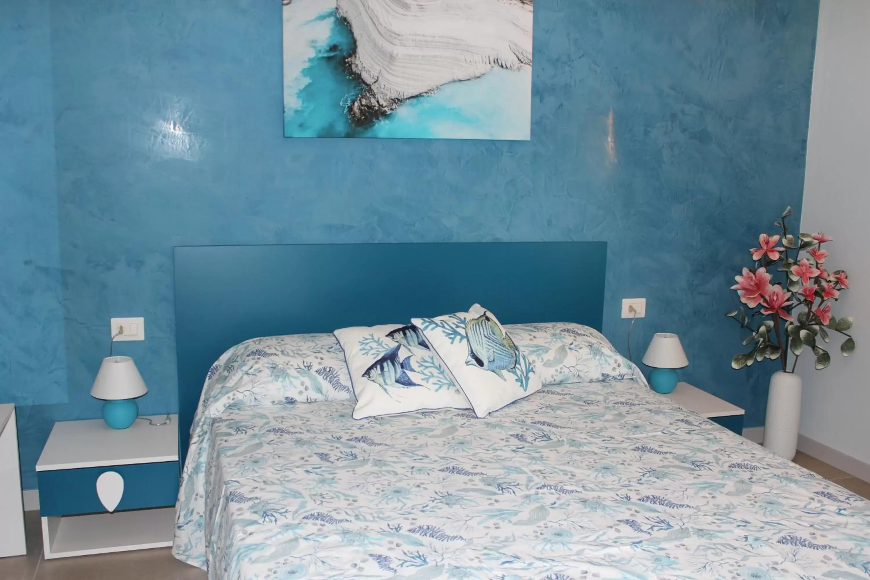 Bedroom, Bed in B&B L'EDEN DI CAPO BIANCO
