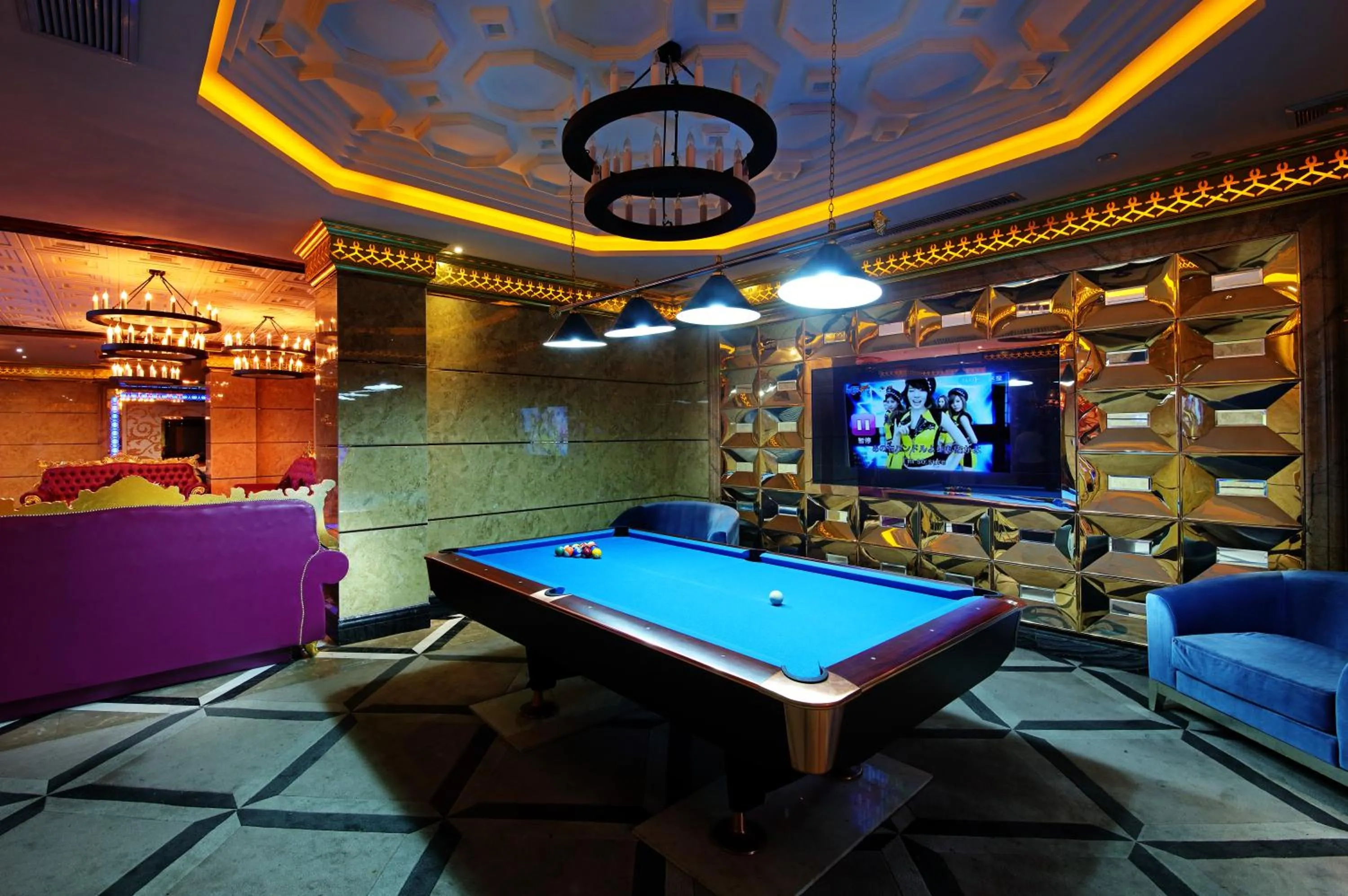 Billiard in Royal Mediterranean Hotel