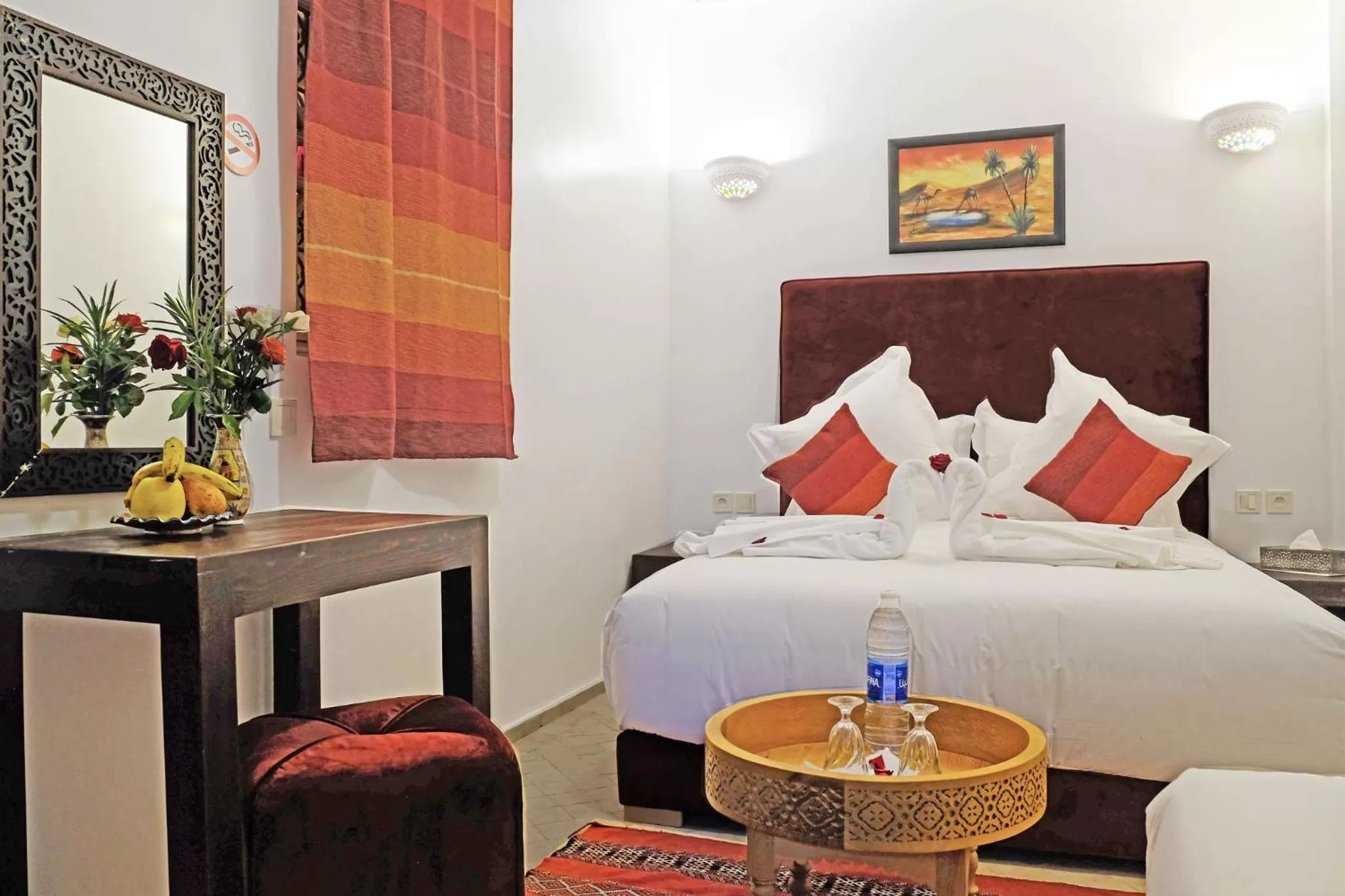 Bedroom, Bed in Riad ZANOUBA