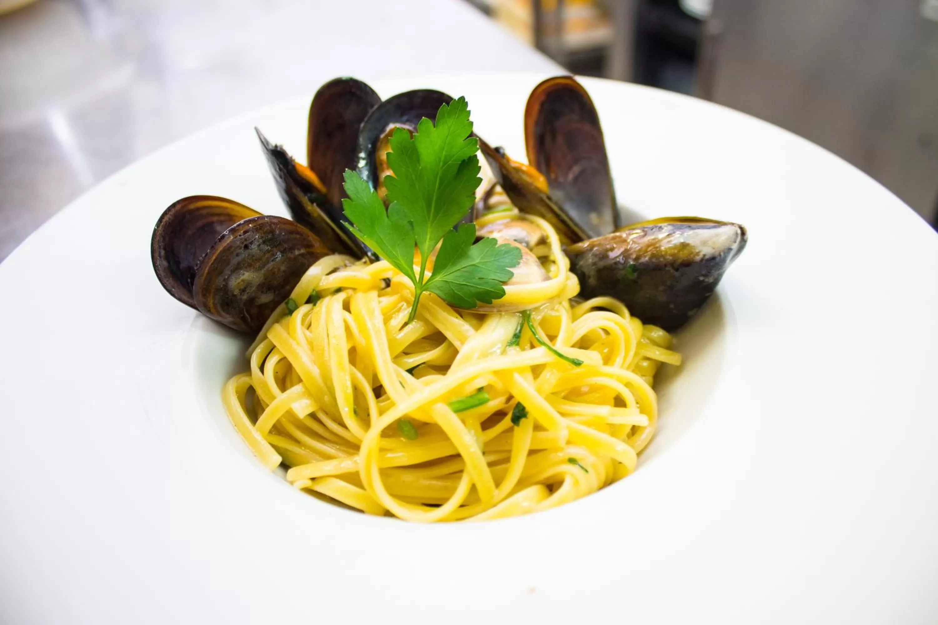 Food close-up in Hotel Ristorante La Mimosa