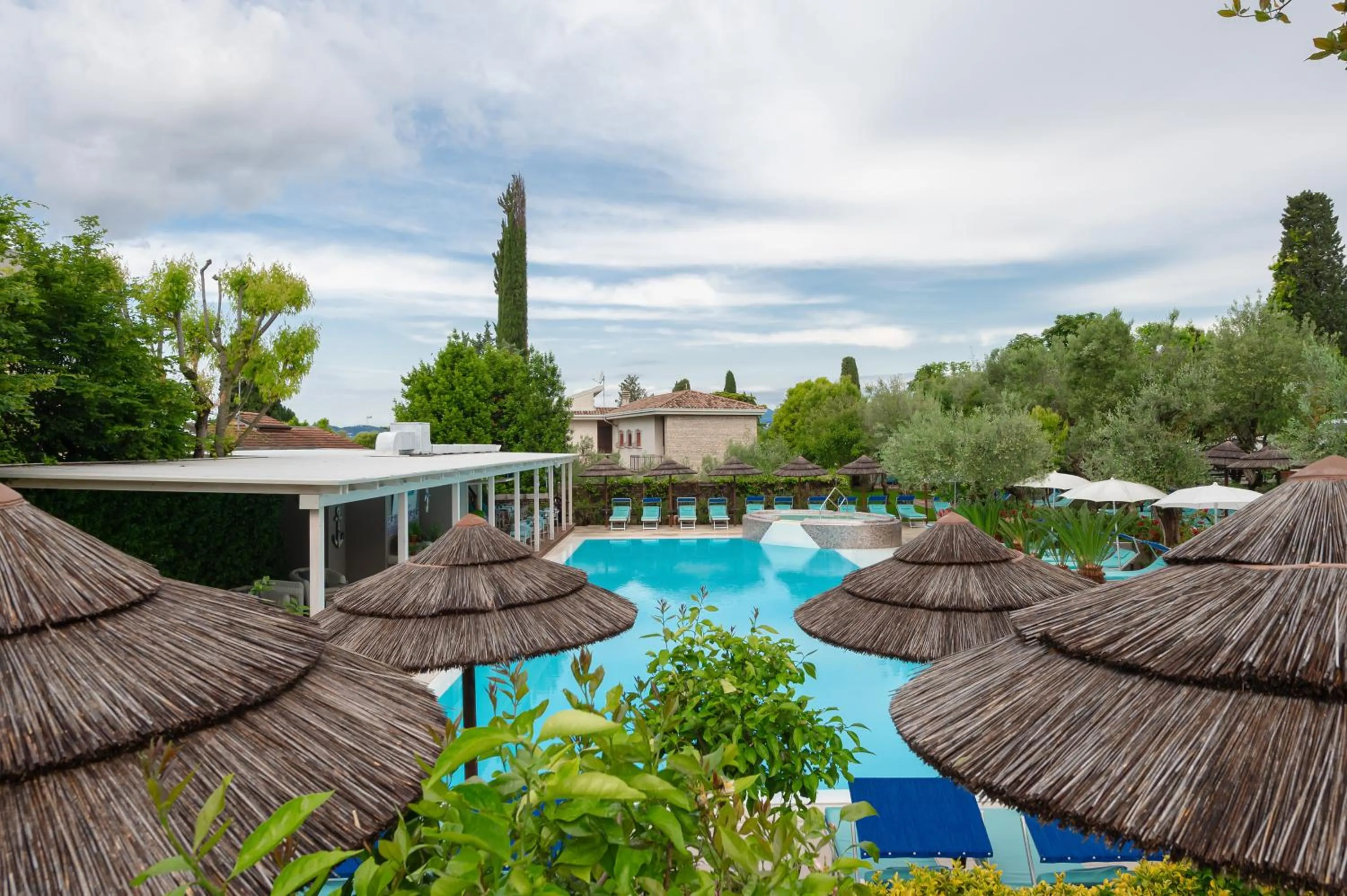 Pool view in Olivi Hotel & Natural Spa