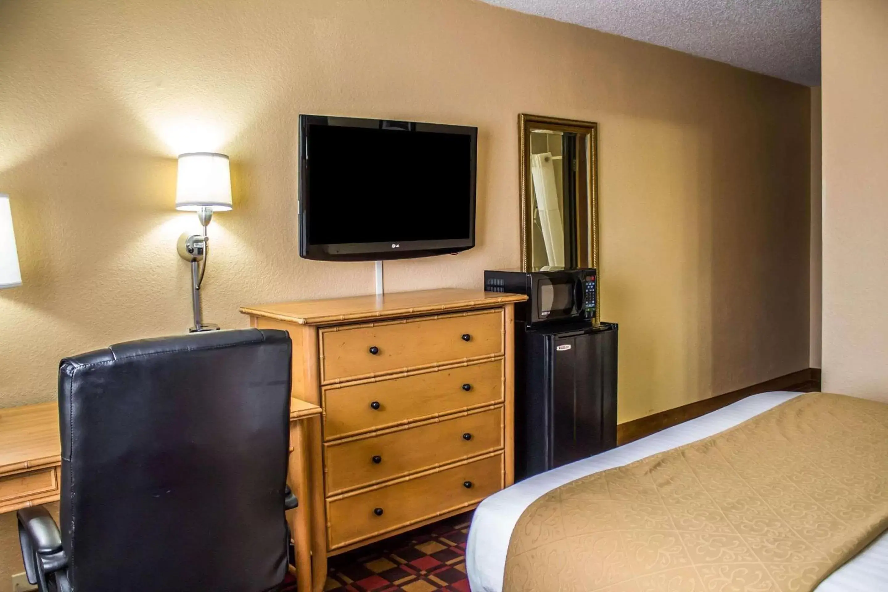 Photo of the whole room, TV/Entertainment Center in Quality Inn Hall of Fame