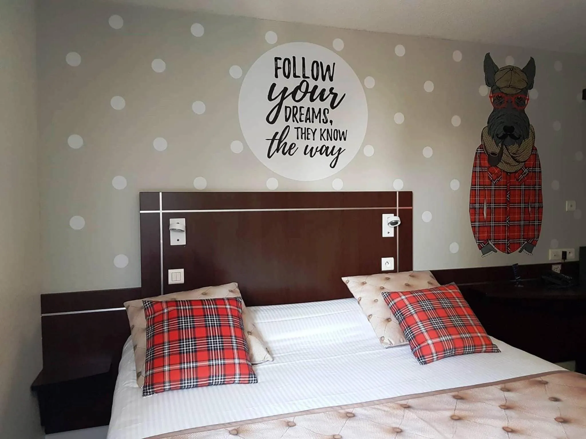 Bed in Logis Boutique Hotel Novalis