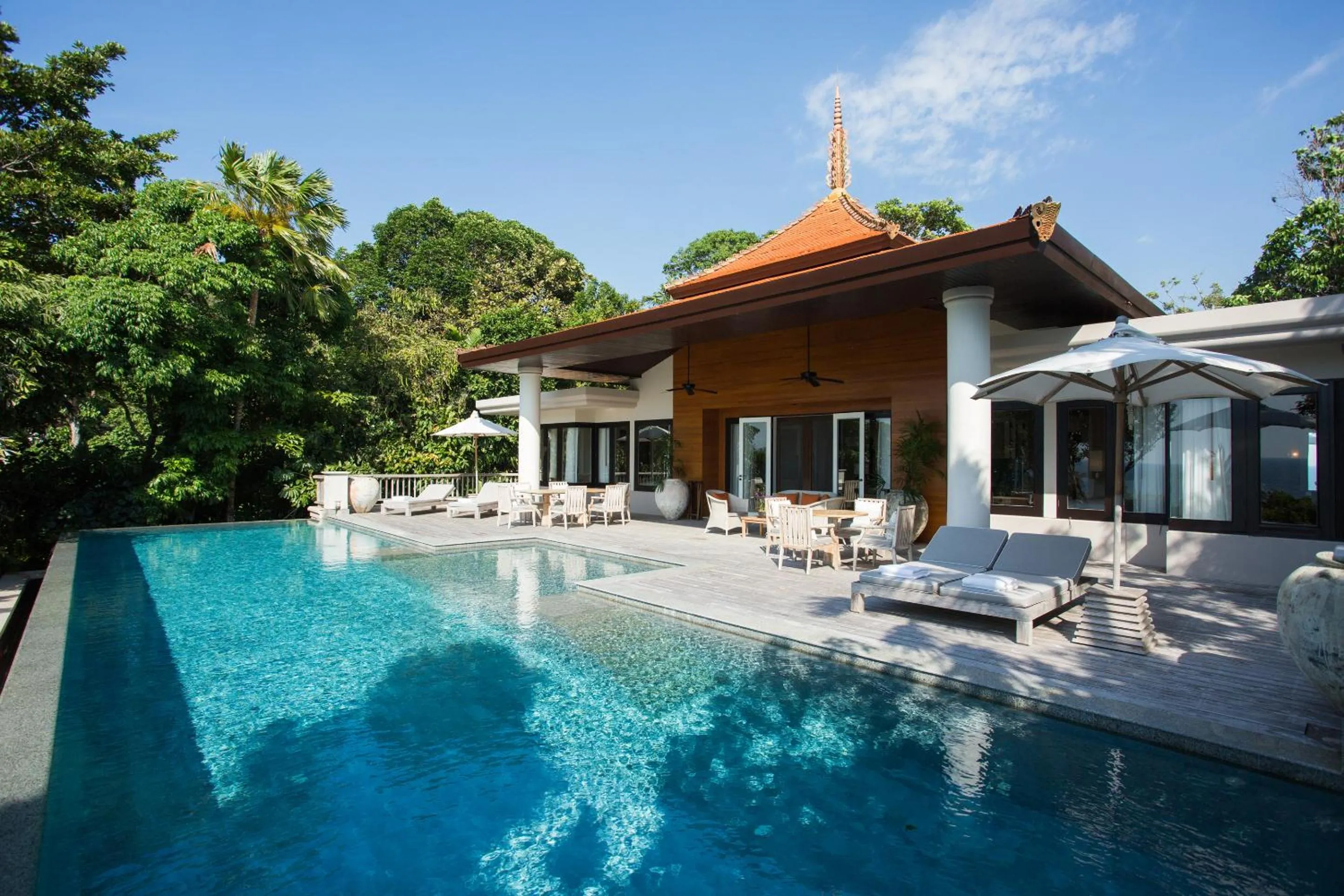 Swimming pool in Trisara Villas & Residences Phuket