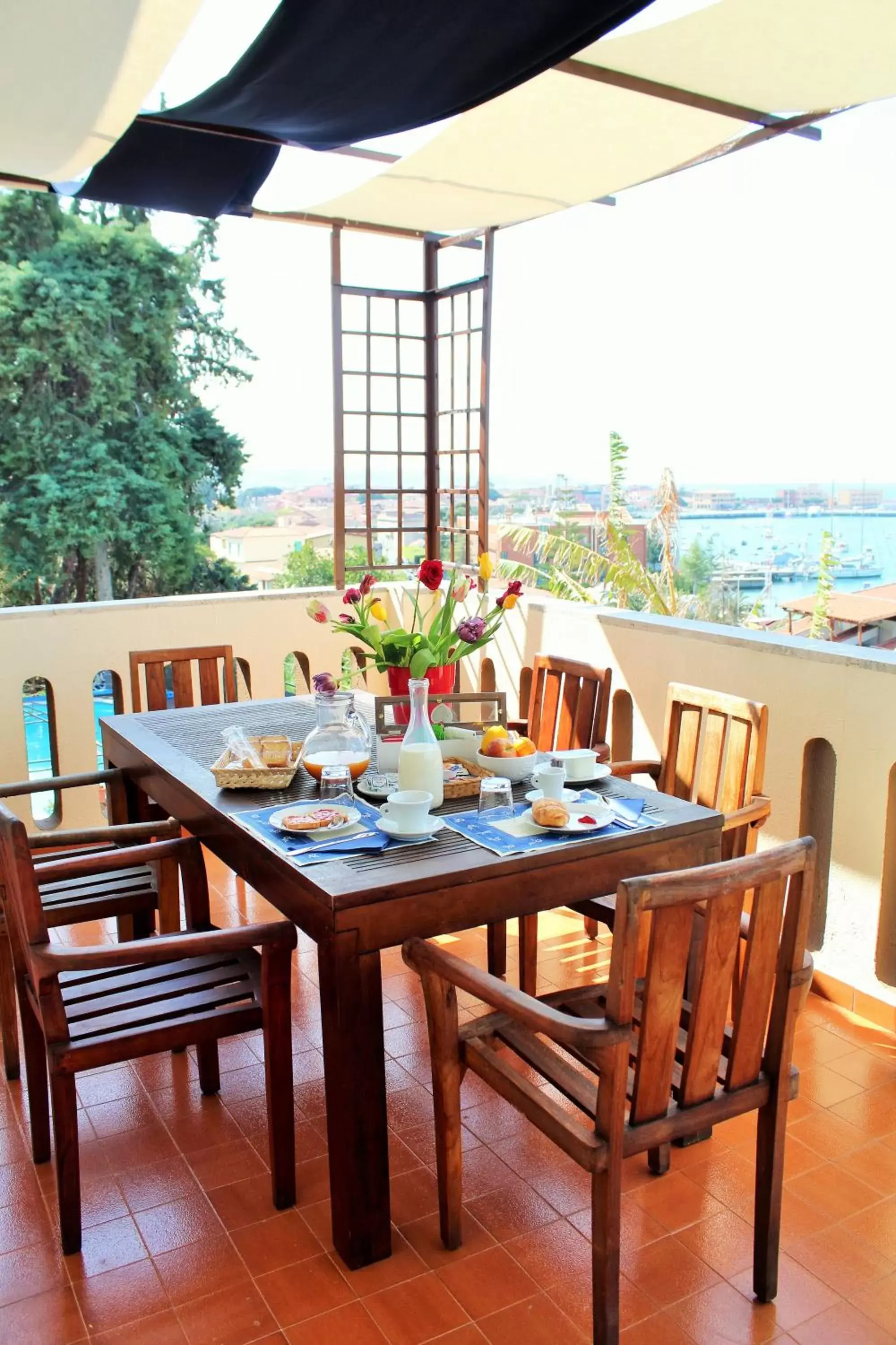 Balcony/Terrace in B&B Villa Delle Rondini