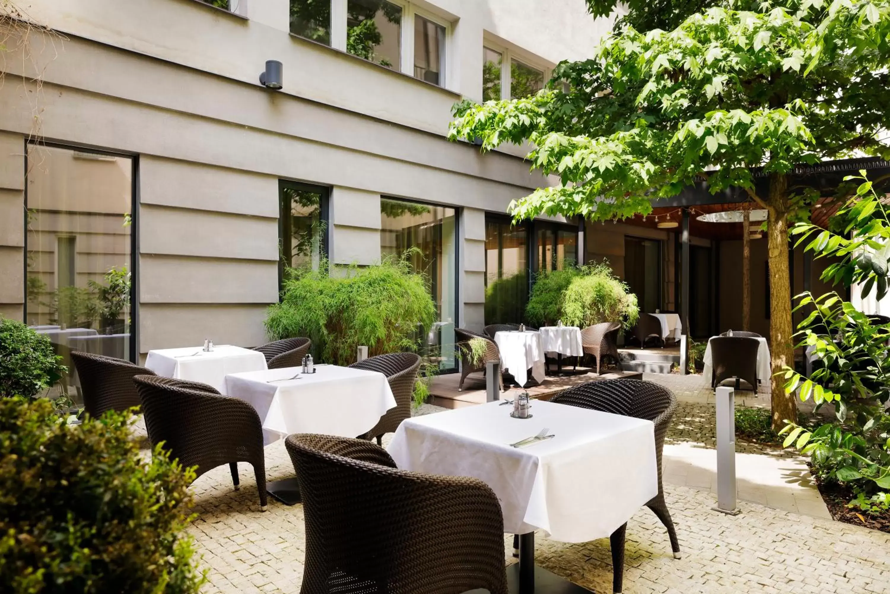 Garden, Restaurant/Places to Eat in Hotel Prokop Square