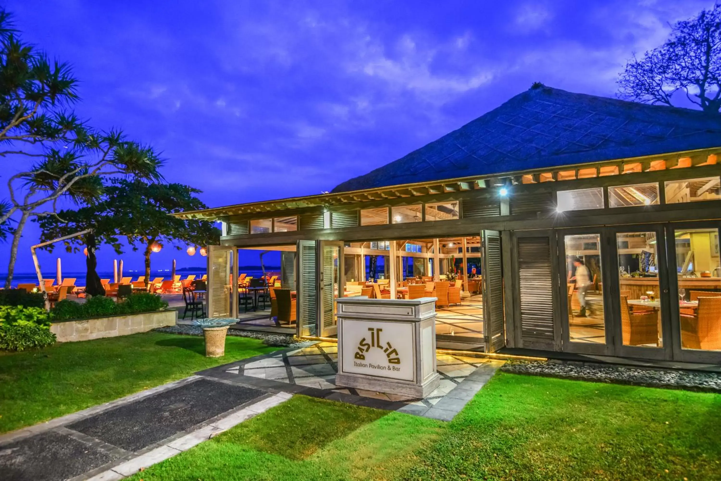 Restaurant/places to eat, Property Building in Prama Sanur Beach Bali