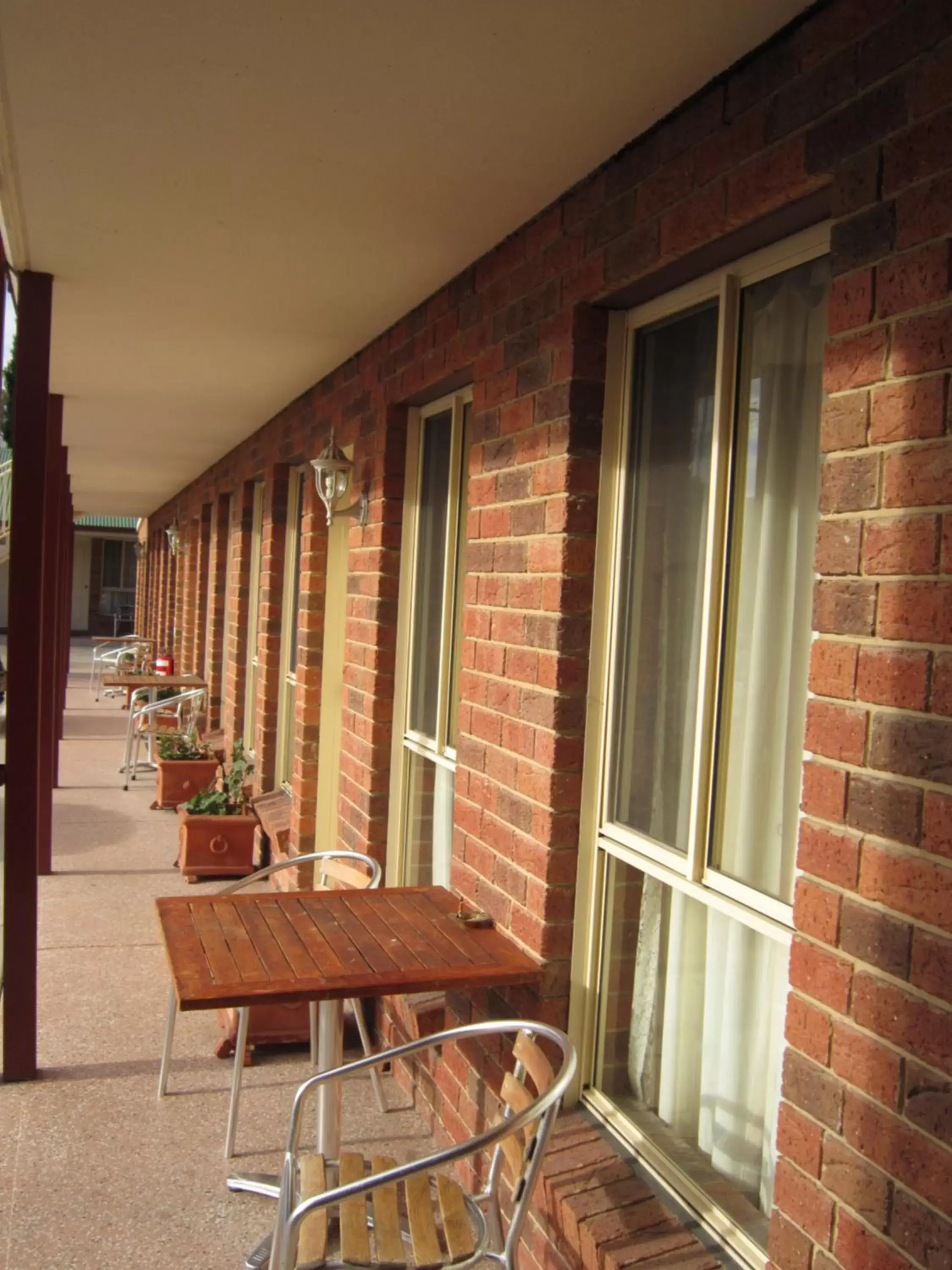 Patio in Aussie Rest Motel