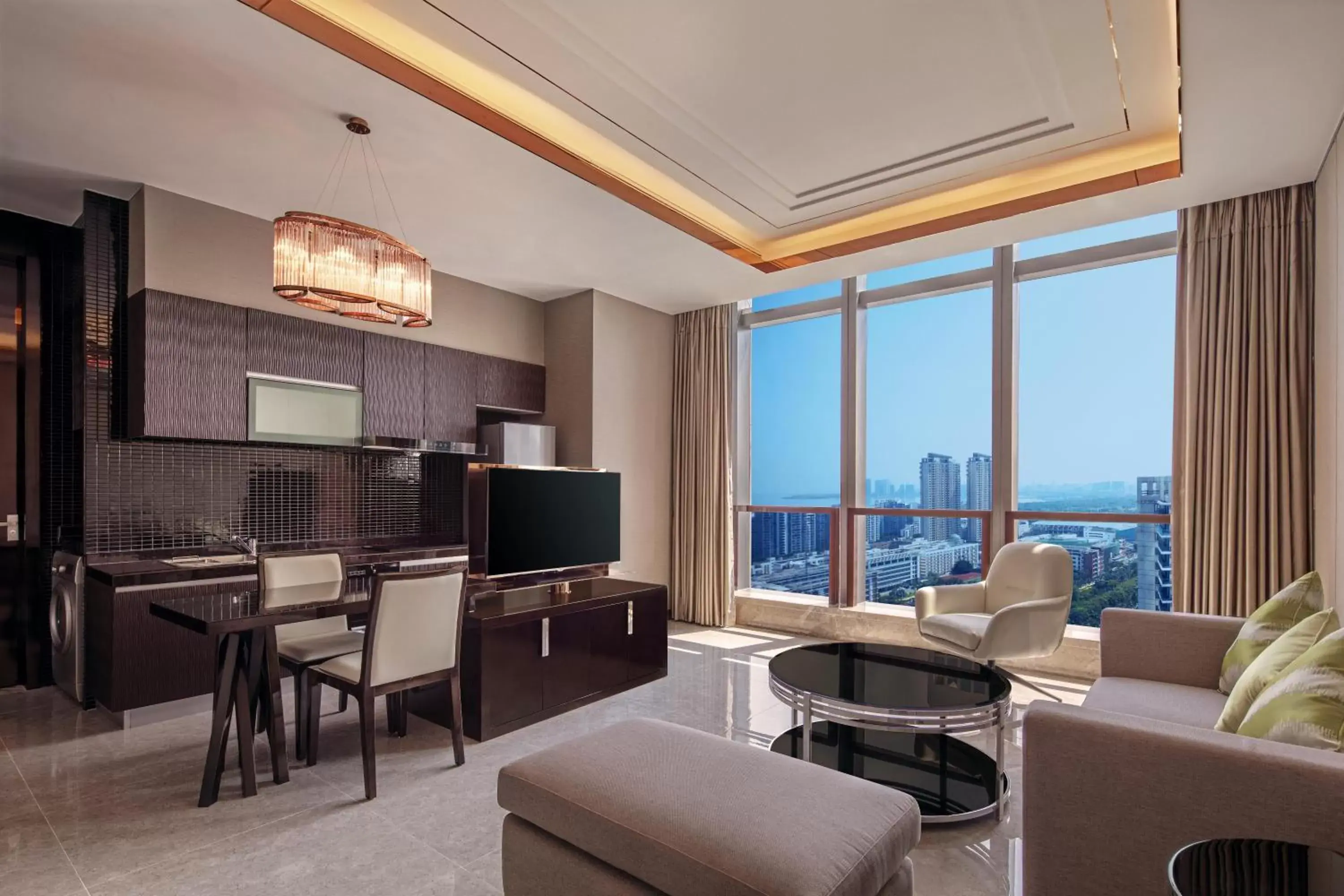 Living room, Seating Area in Hilton Haikou