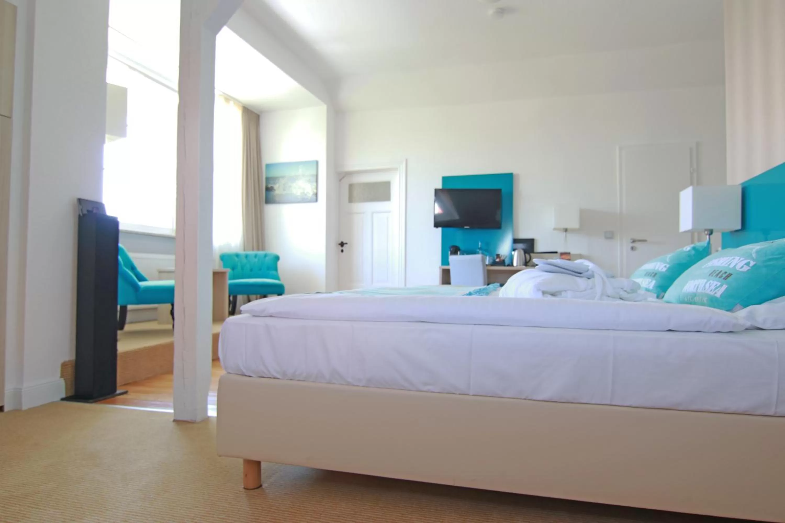 Bed in Villa WellenRausch - Adults Only