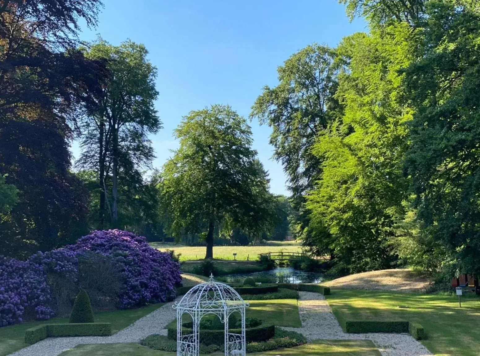 Garden in Landgoed Groot Warnsborn