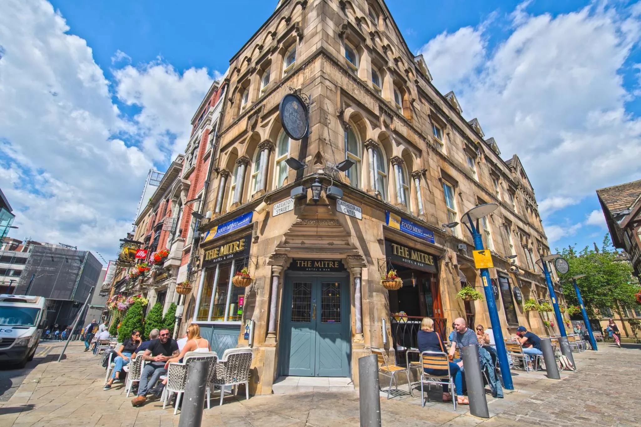 Property building in Mitre Hotel Manchester City Centre