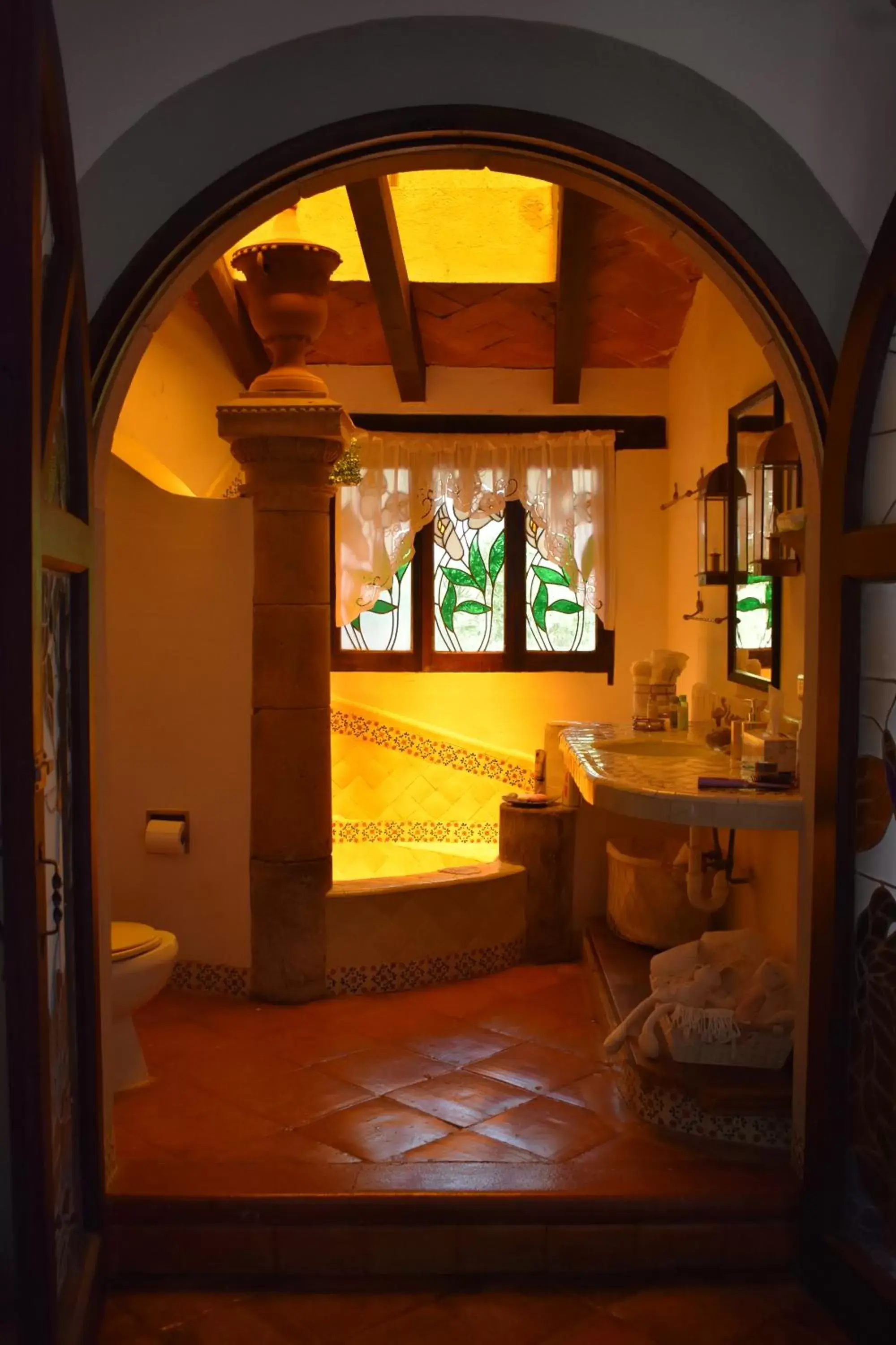 Bathroom in Tres Fuentes Hotel Boutique