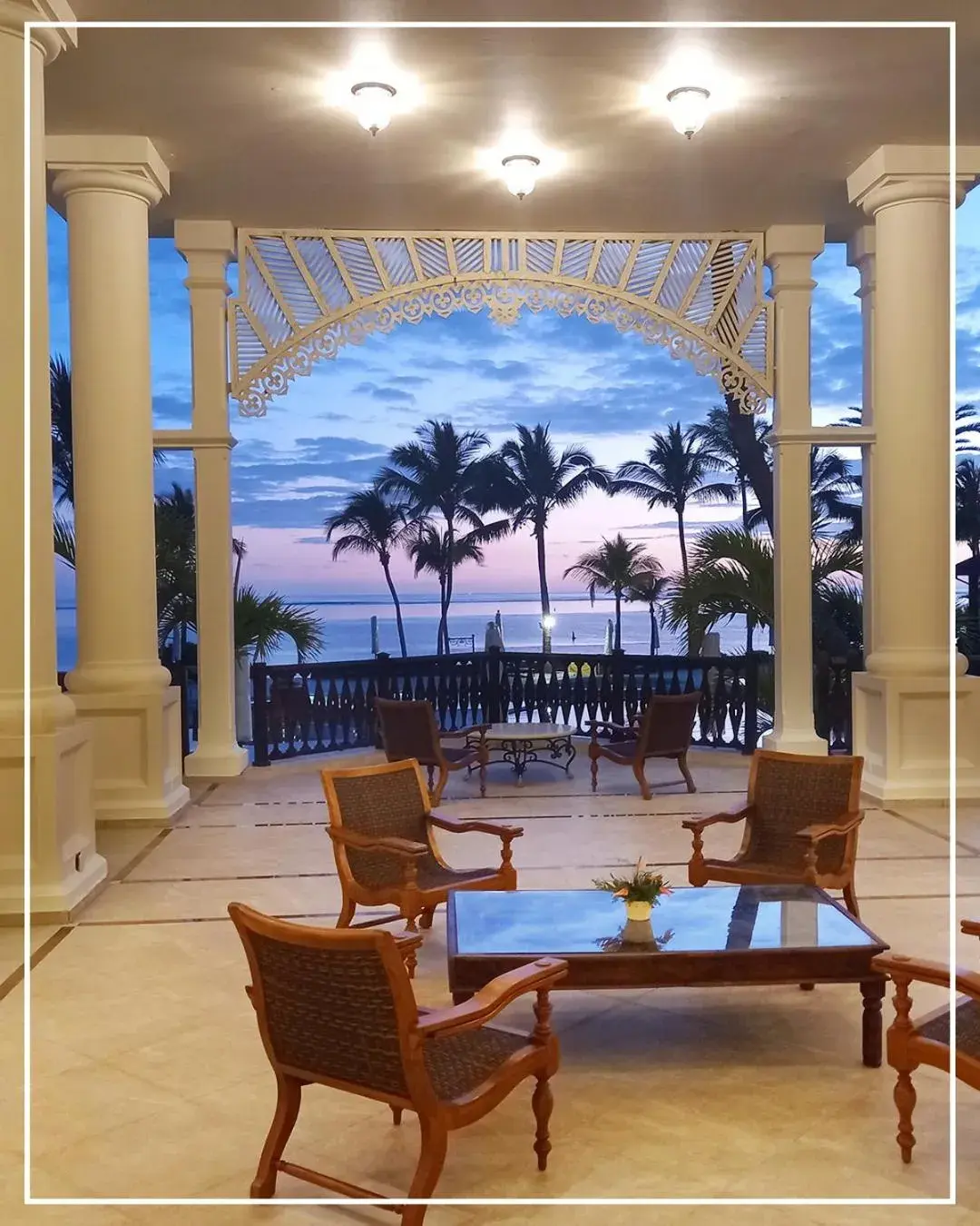 Lobby or reception in The Residence Mauritius