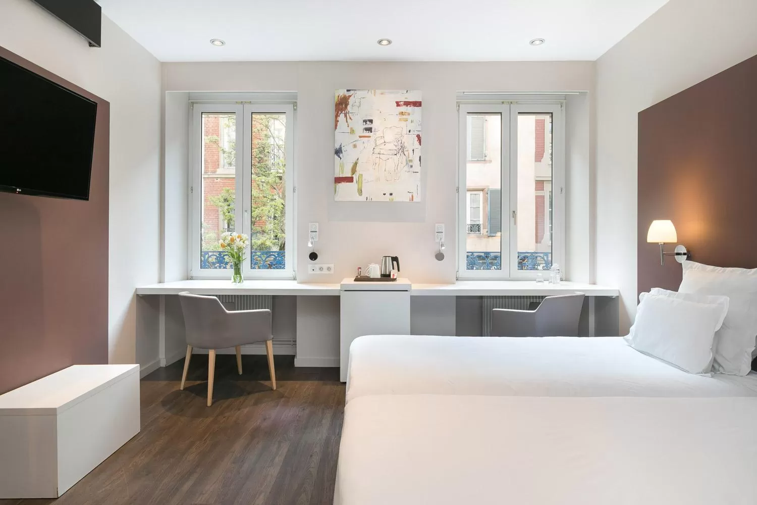 Bed in Hôtel de l'Europe by HappyCulture