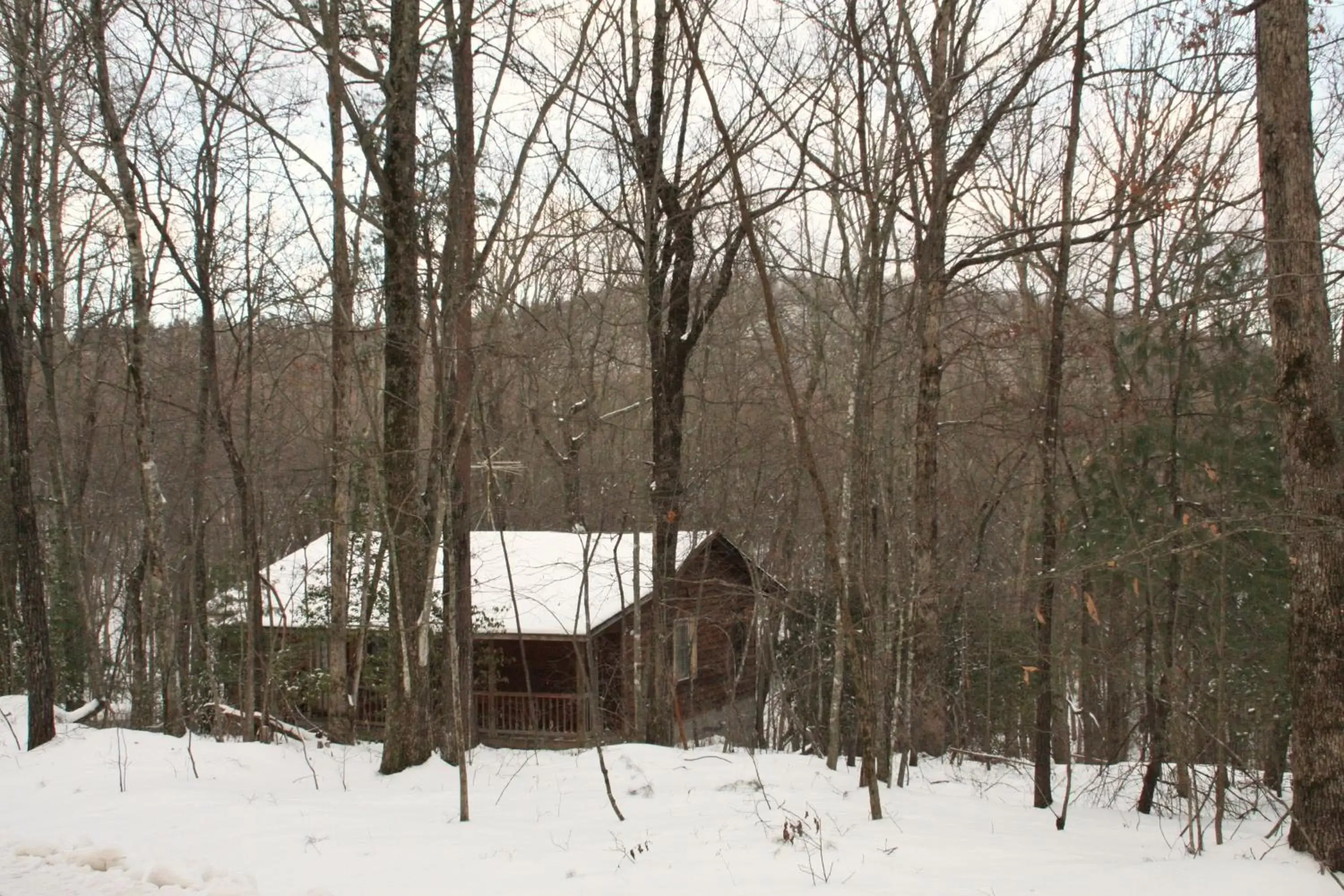 Property building, Winter in Forrest Hills Mountain Resort