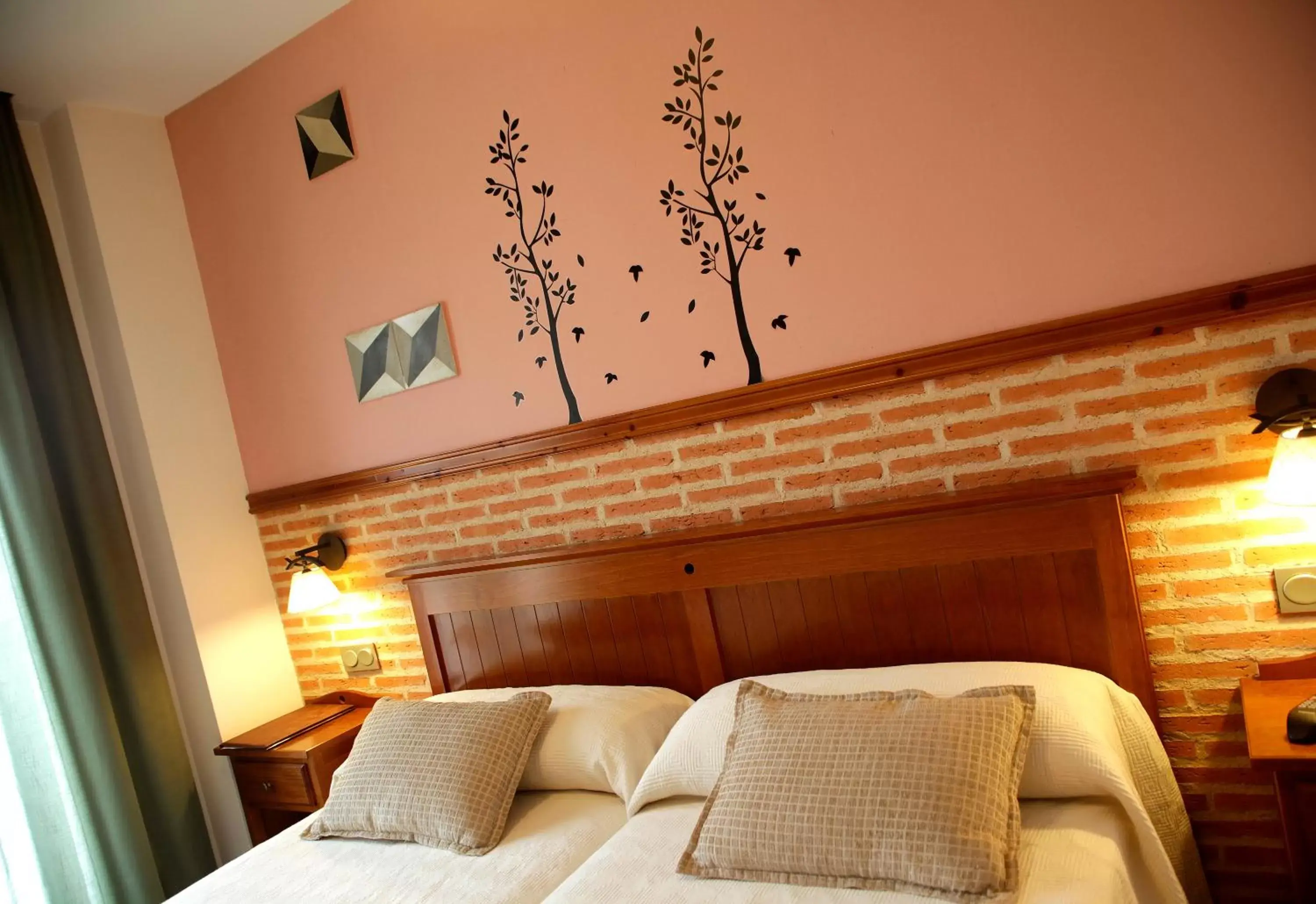 Bed in Hotel Ecologico Toral