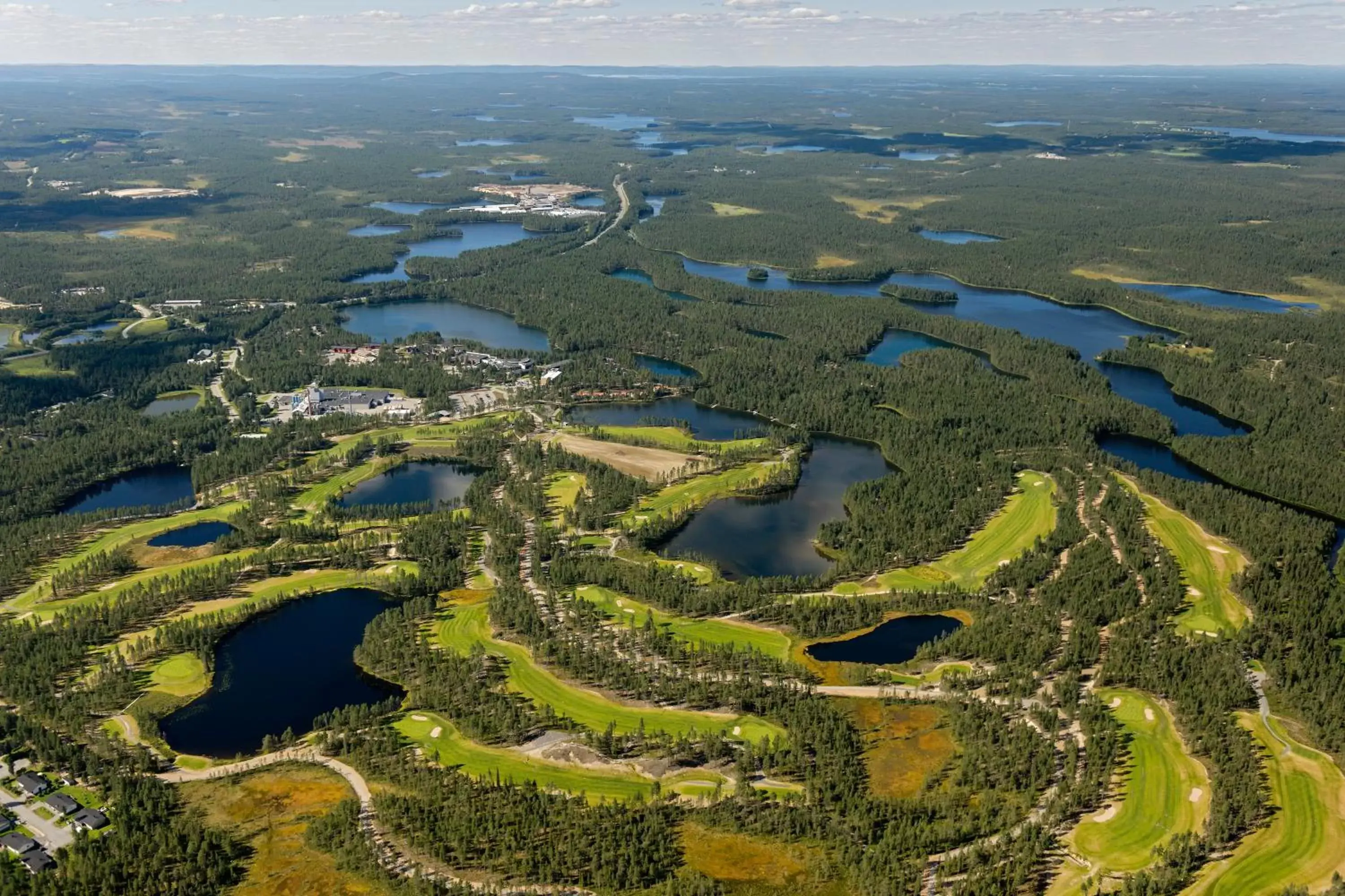 Bird's eye view, Bird's-eye View in Holiday Club Kuusamon Tropiikki