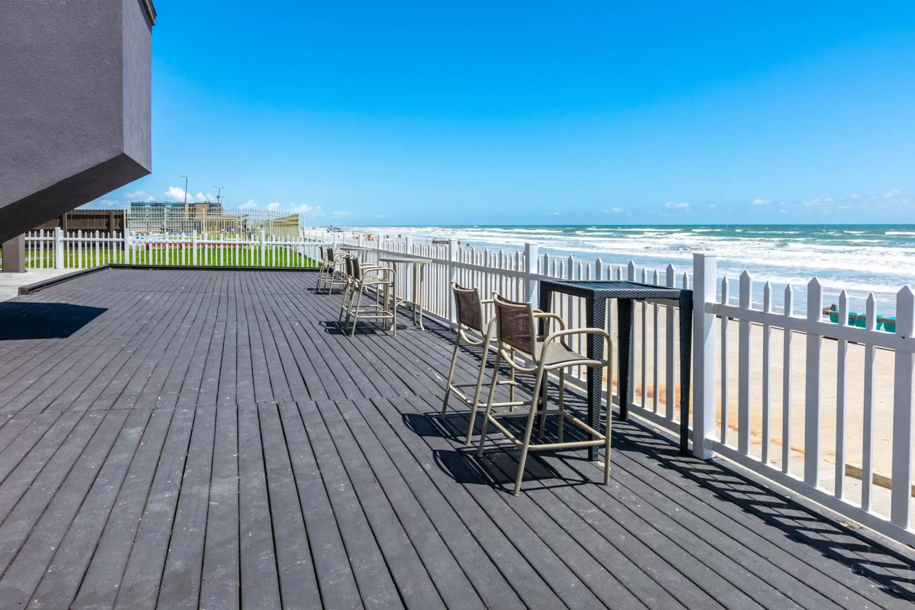Beach, Balcony/Terrace in Wyndham Corpus Christi Resort North Padre Island