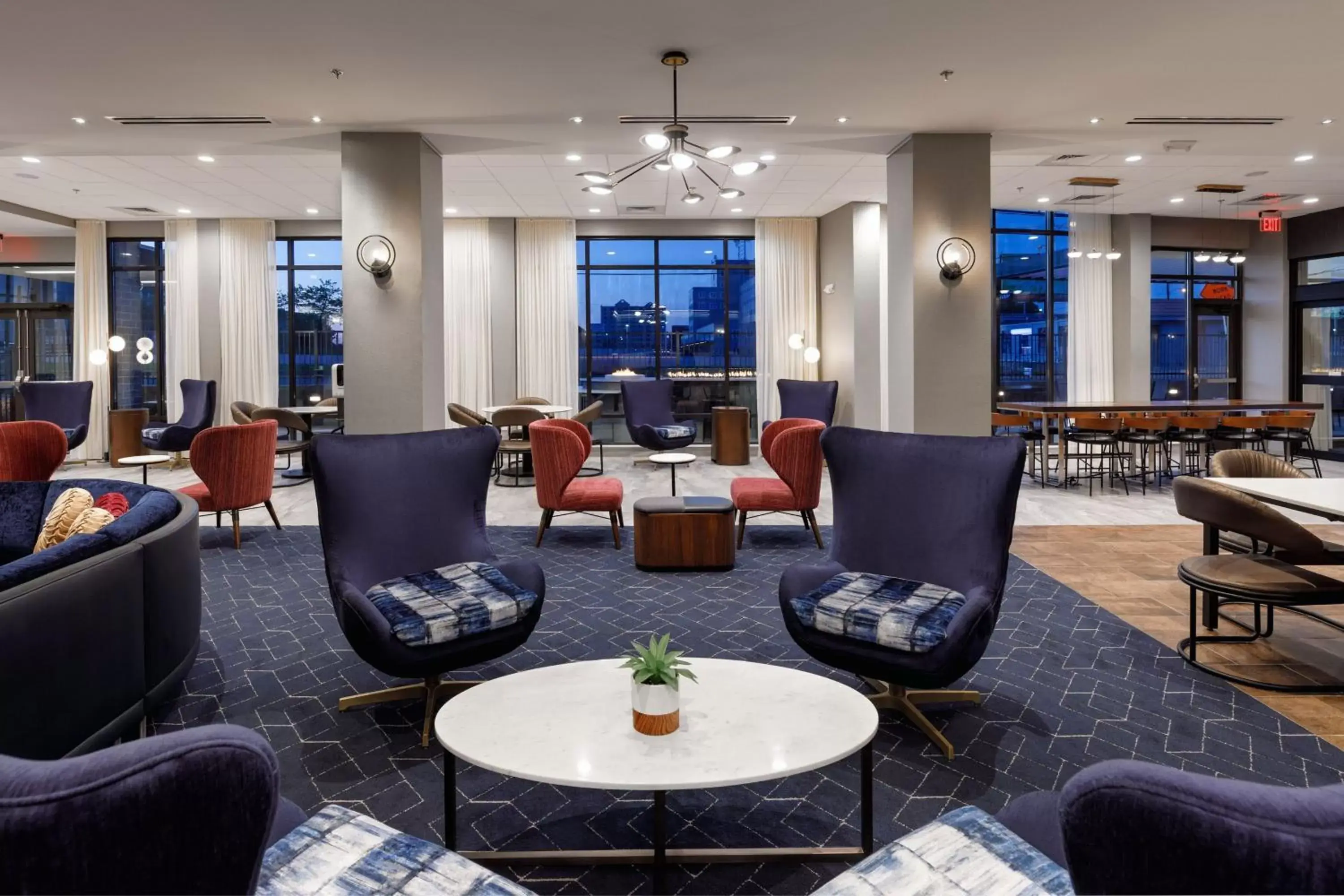 Lobby or reception, Lounge/Bar in Courtyard by Marriott Richmond Scott's Addition