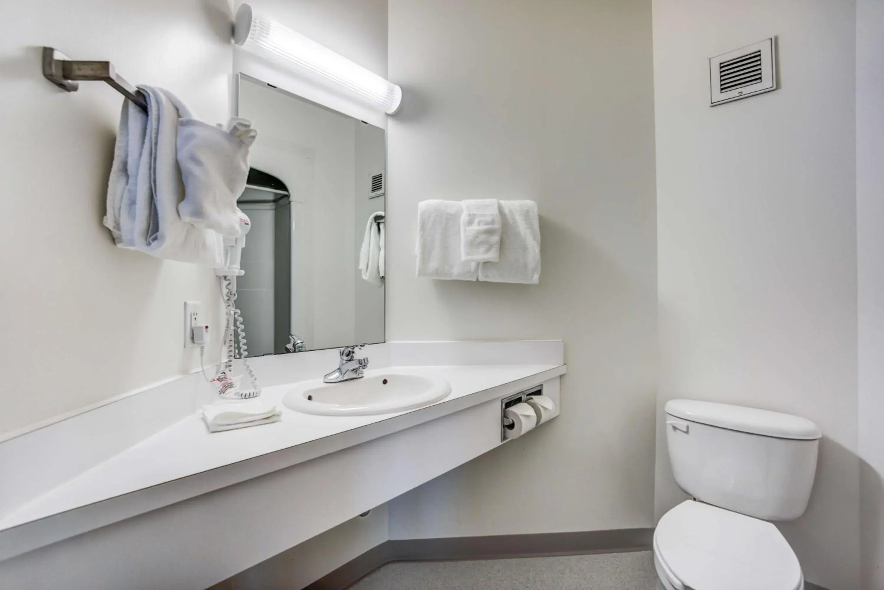 Toilet in Motel 6-Red Deer, AB Toilet in Motel 6-Red Deer, AB