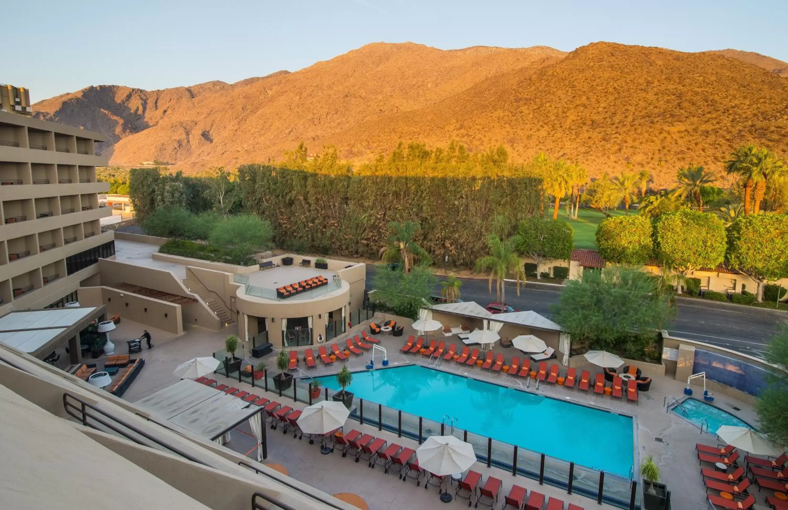 , Pool View in Hyatt Palm Springs