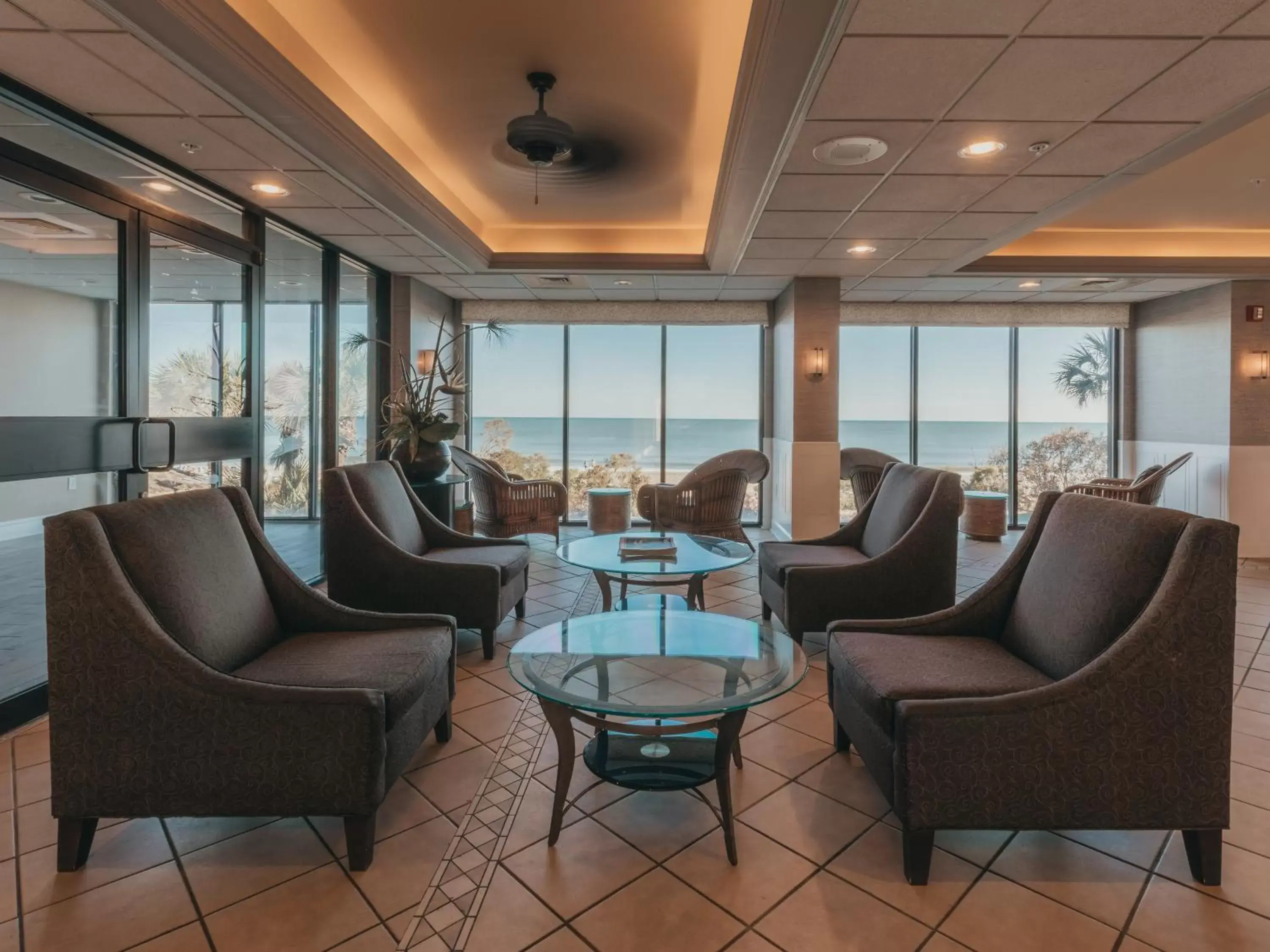 Lobby or reception in Sandcastle Oceanfront Resort South Beach