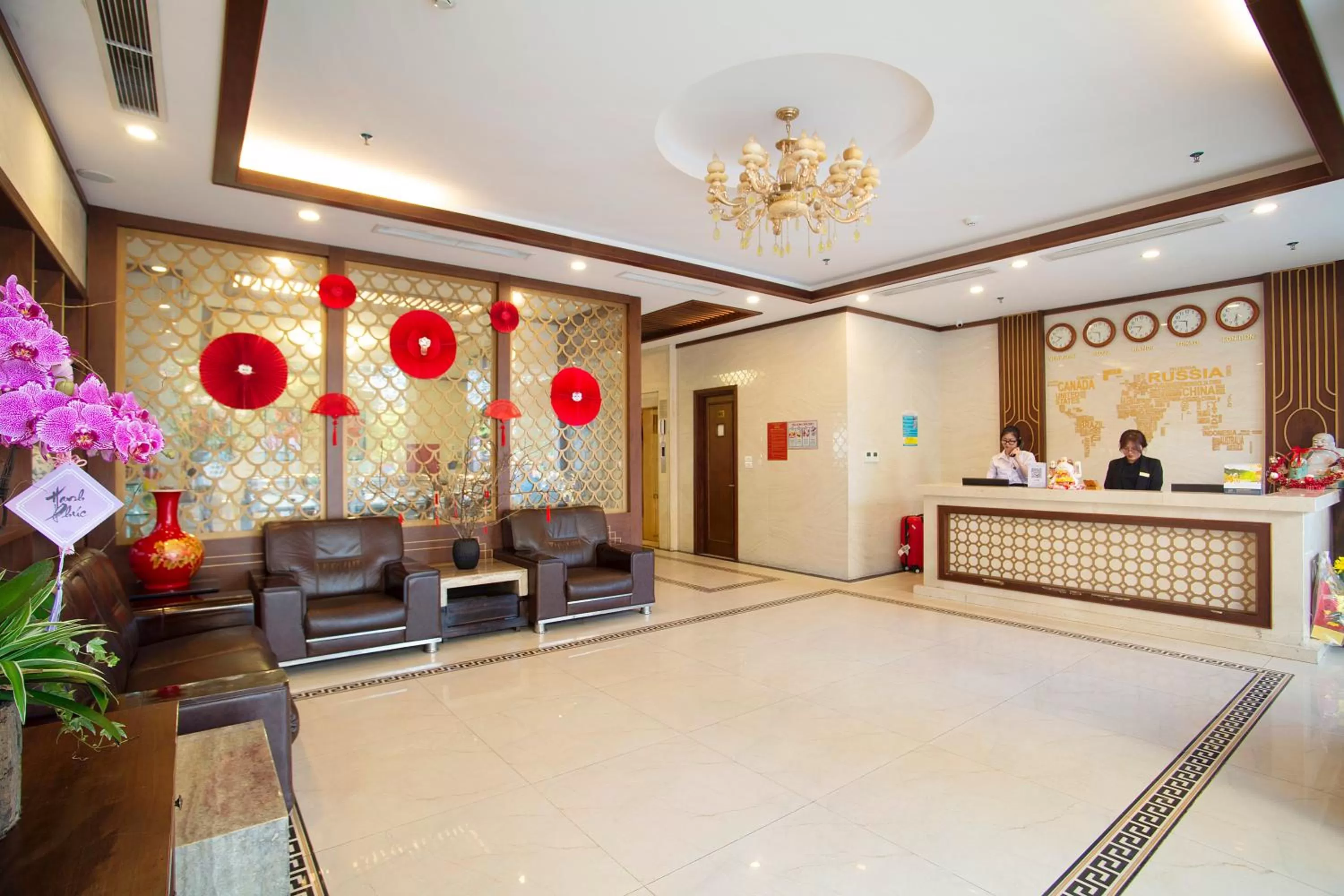 Lobby or reception in Western Hanoi Boutique Hotel