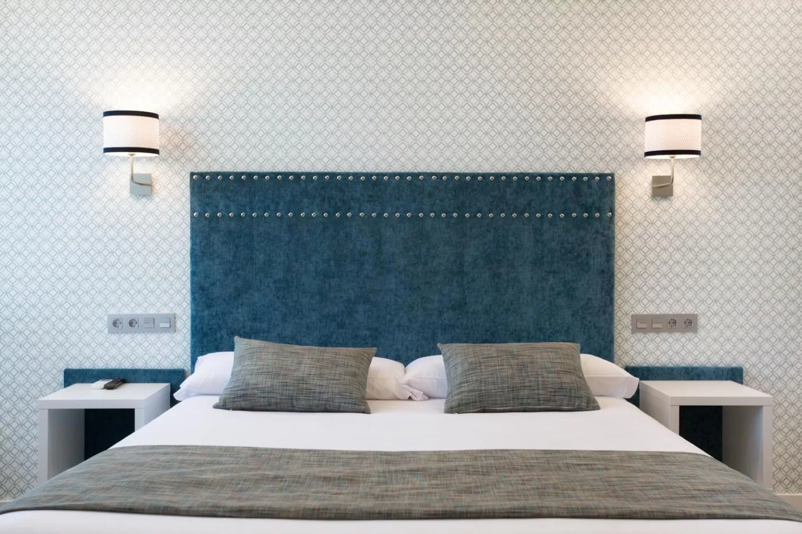 Bed in Hotel Santa Cruz