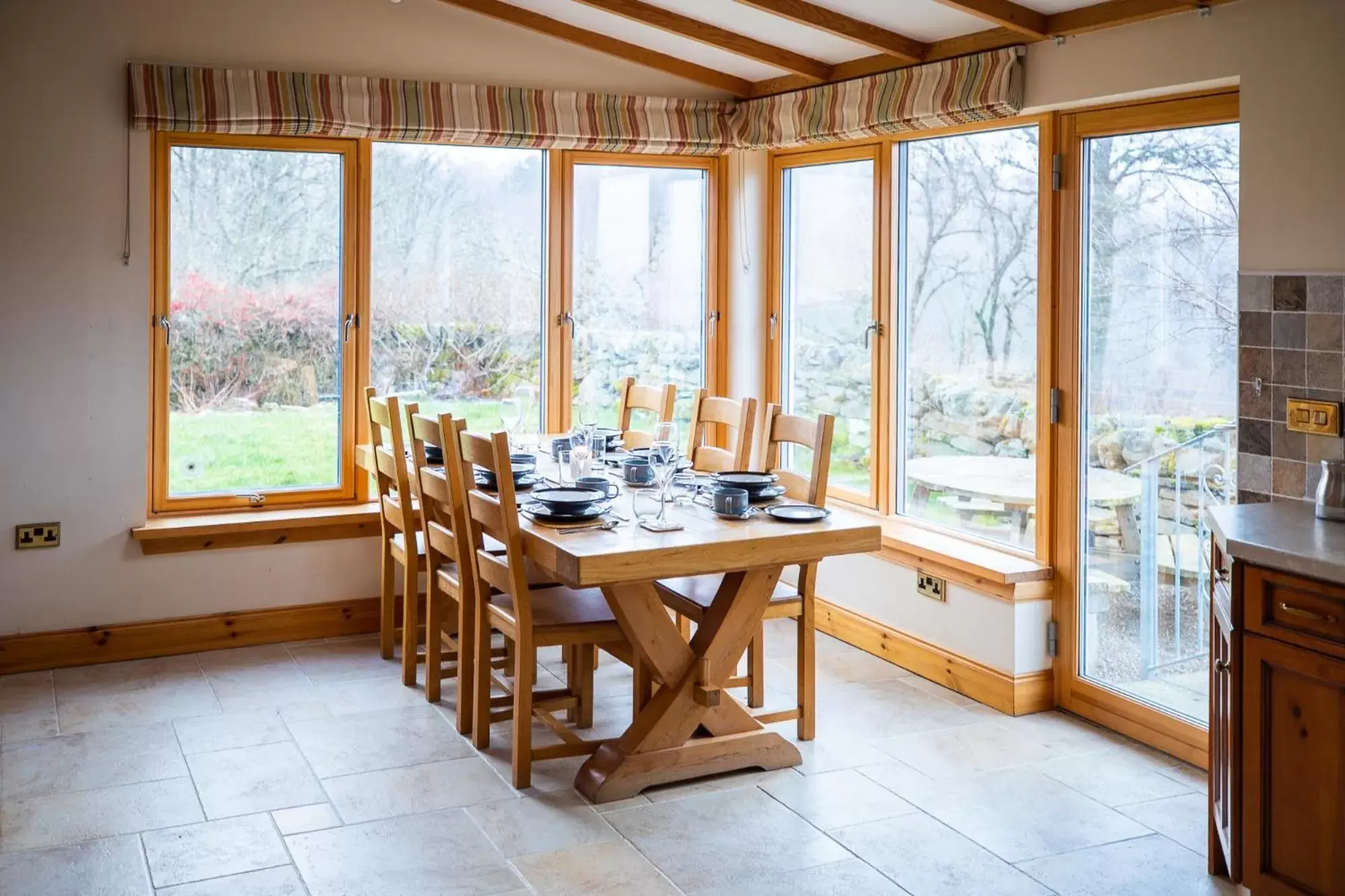 Dining area in Errichel House and Cottages