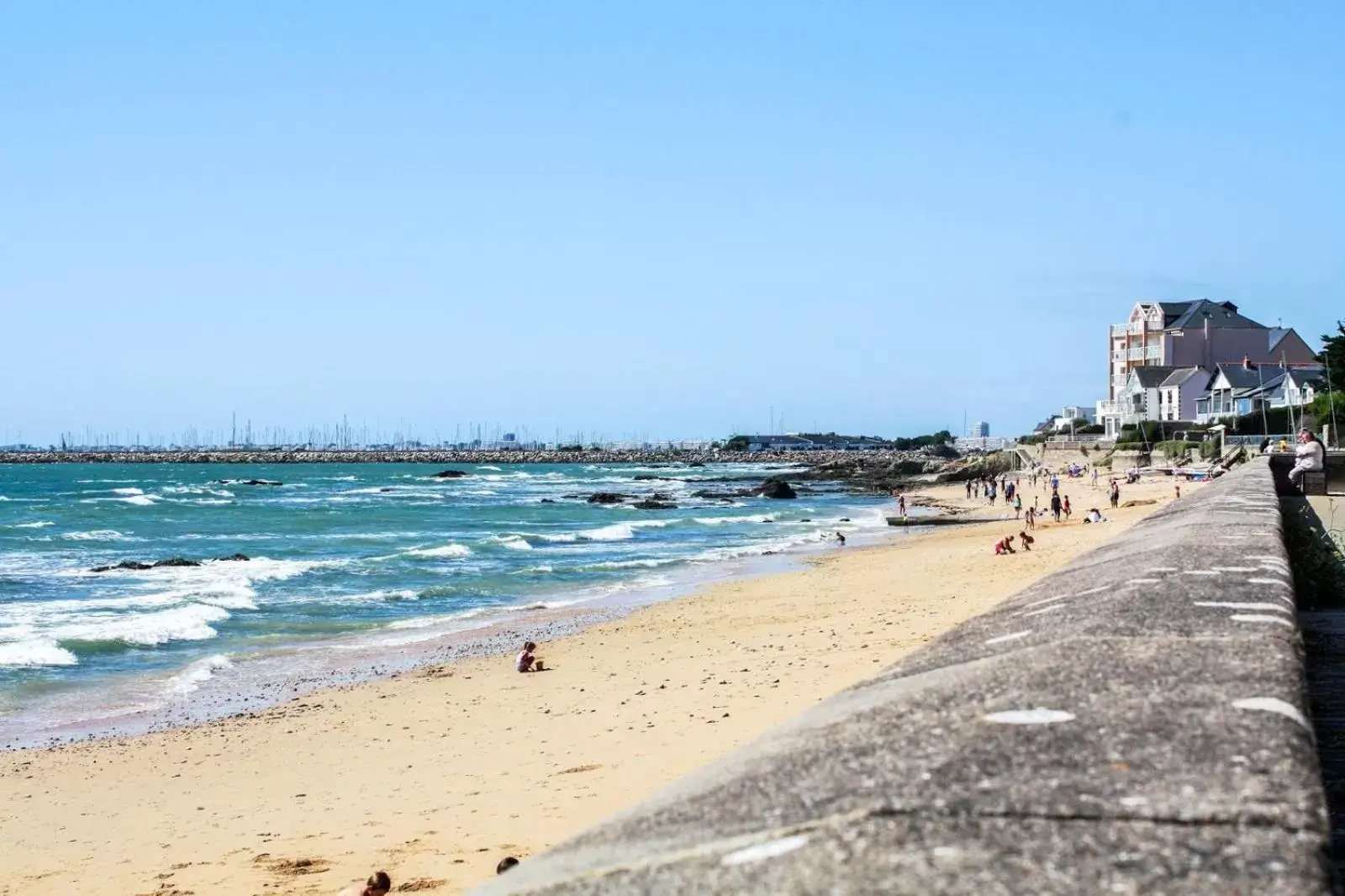 Beach in ibis La Baule Pornichet Plage