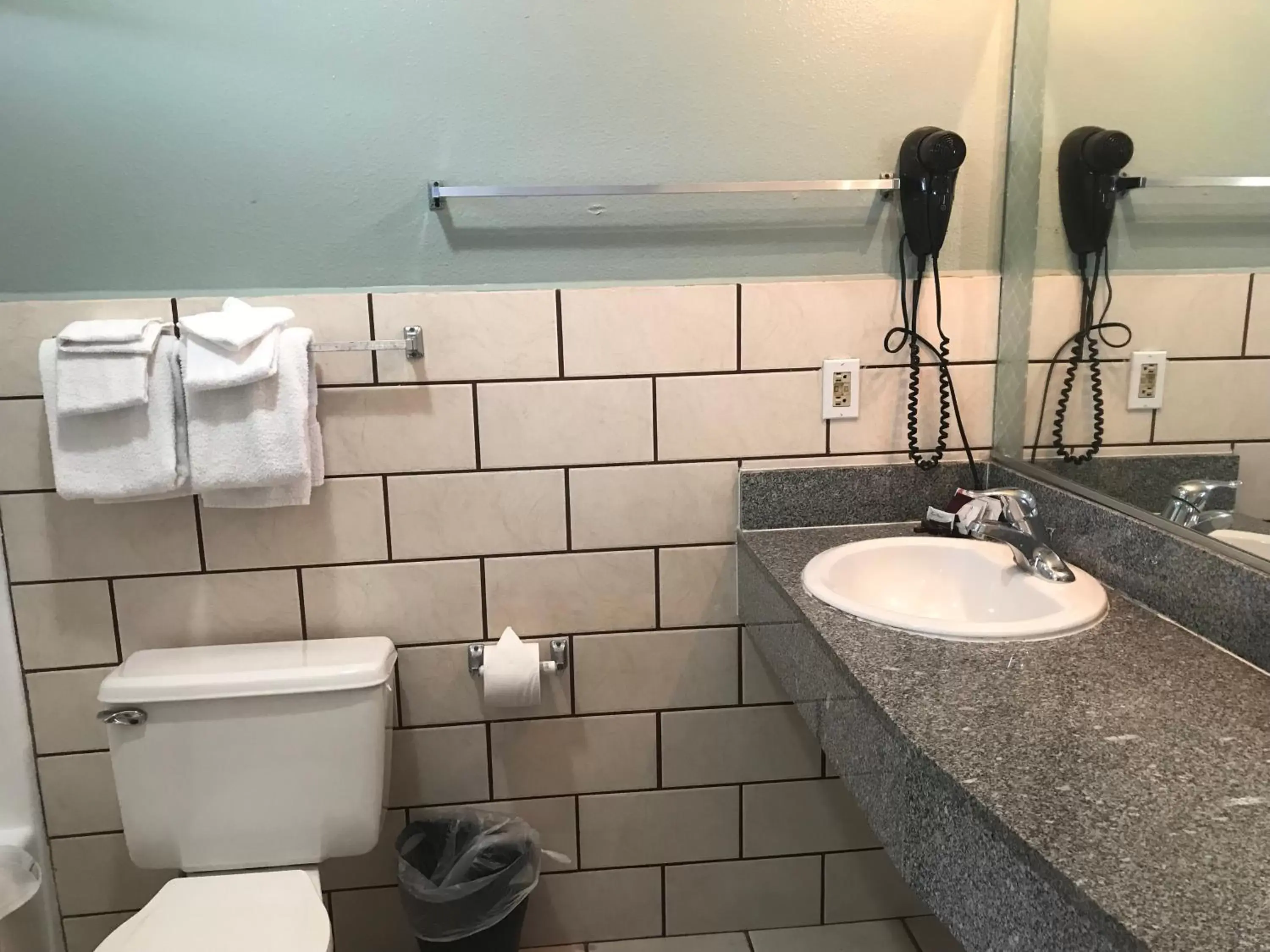 Bathroom in Big A Motel