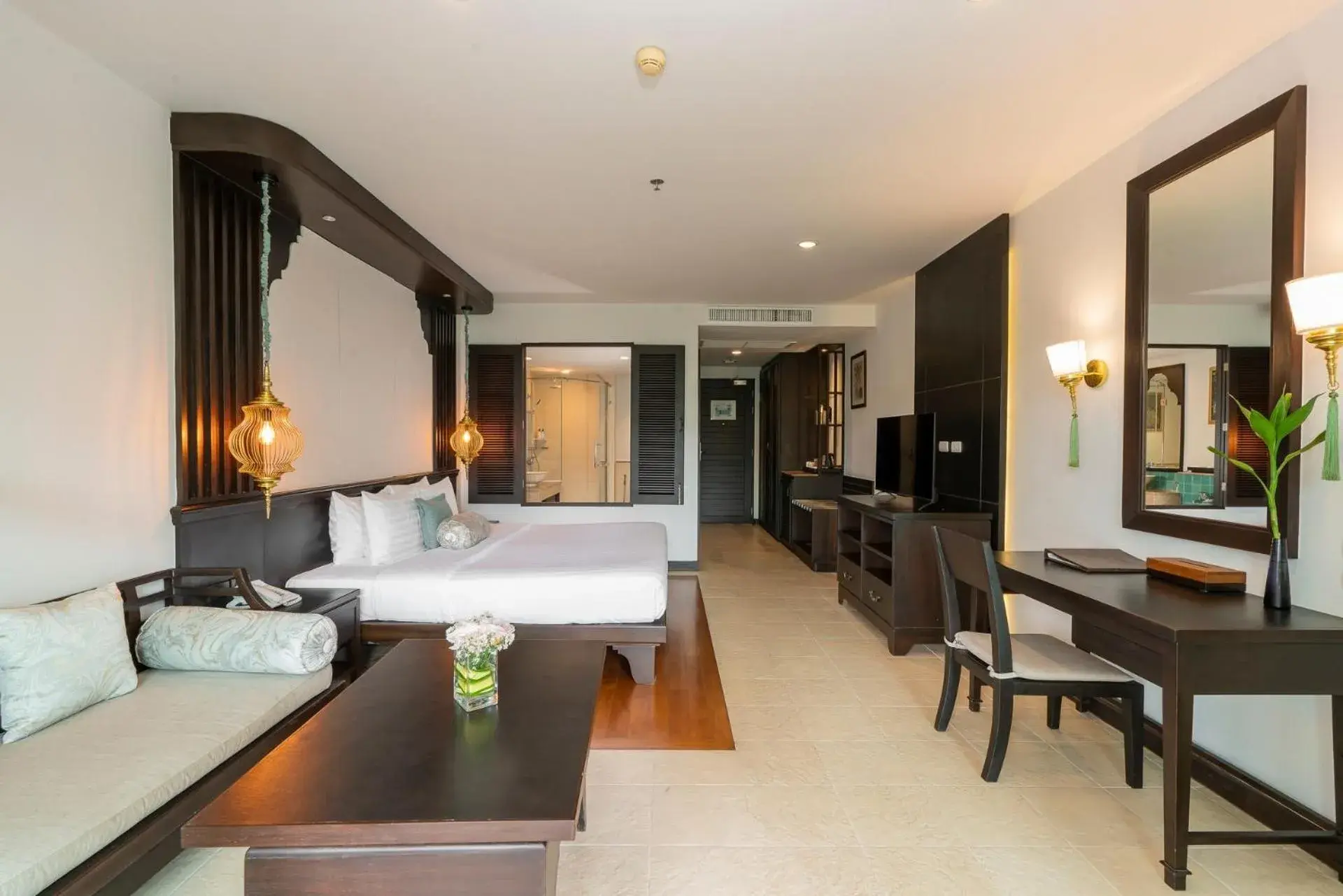 Bedroom, Seating Area in Ravindra Beach Resort & Spa - SHA Extra Plus
