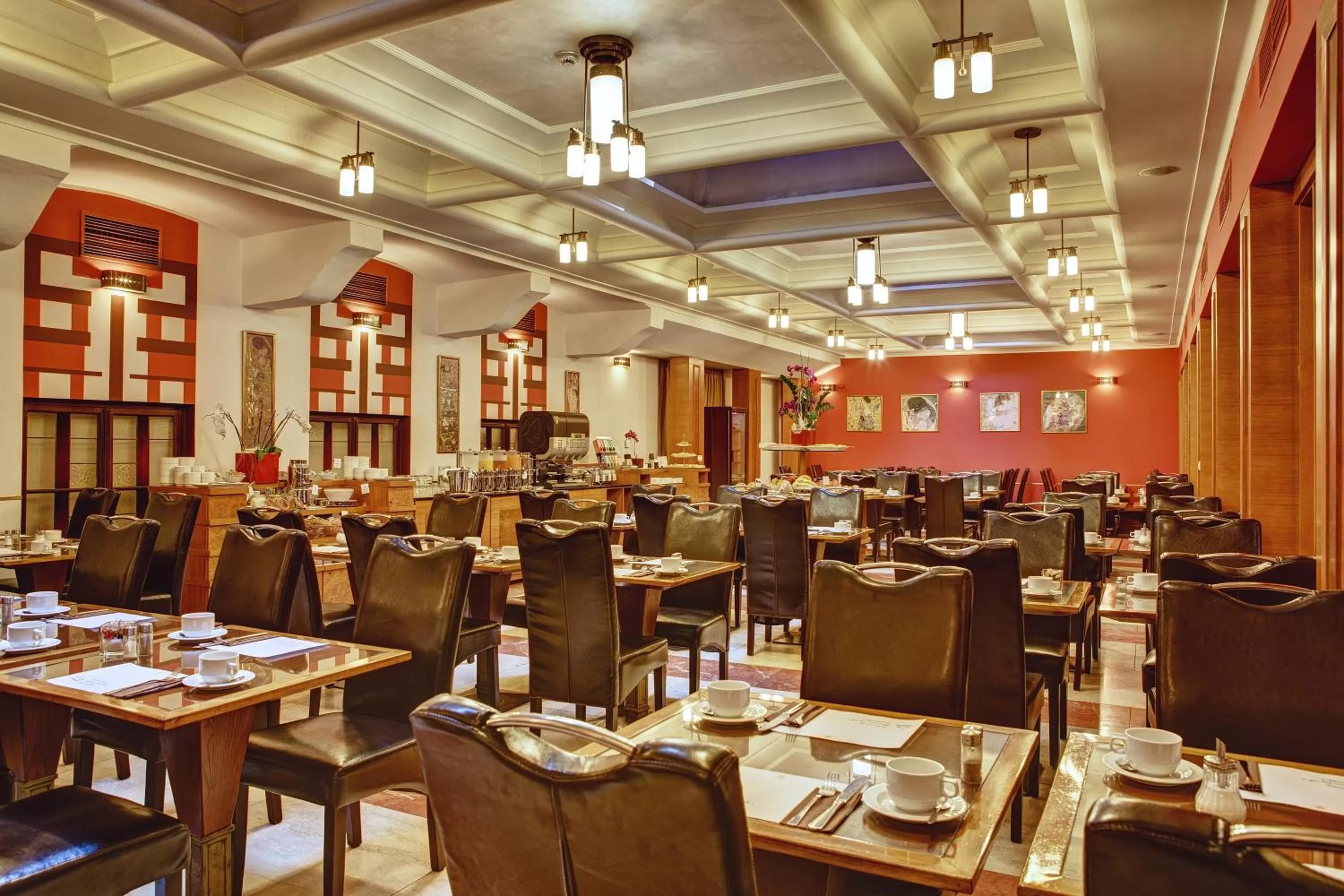 Restaurant/places to eat in Majestic Plaza Hotel Prague