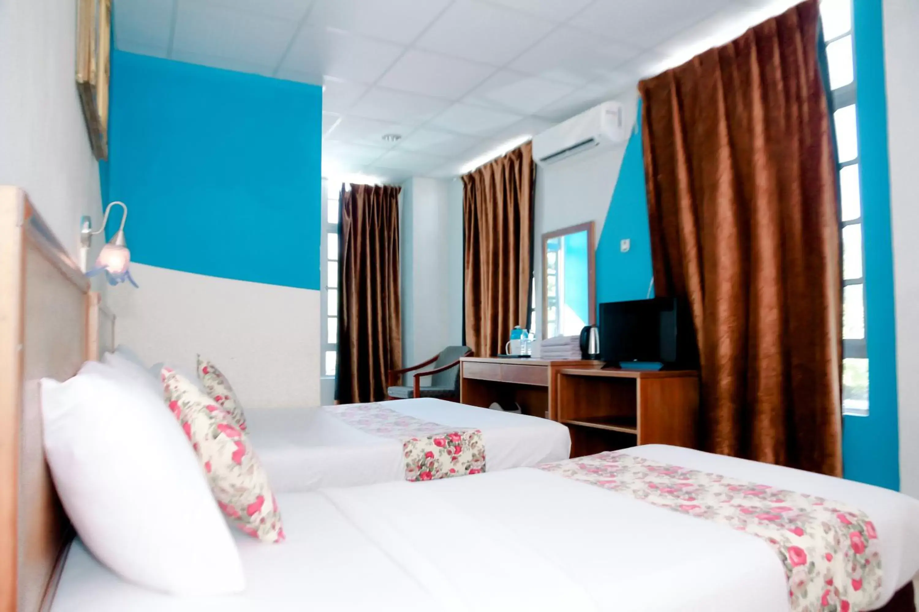 Bed in HOTEL D VIEW MERSING Bed in HOTEL D VIEW MERSING