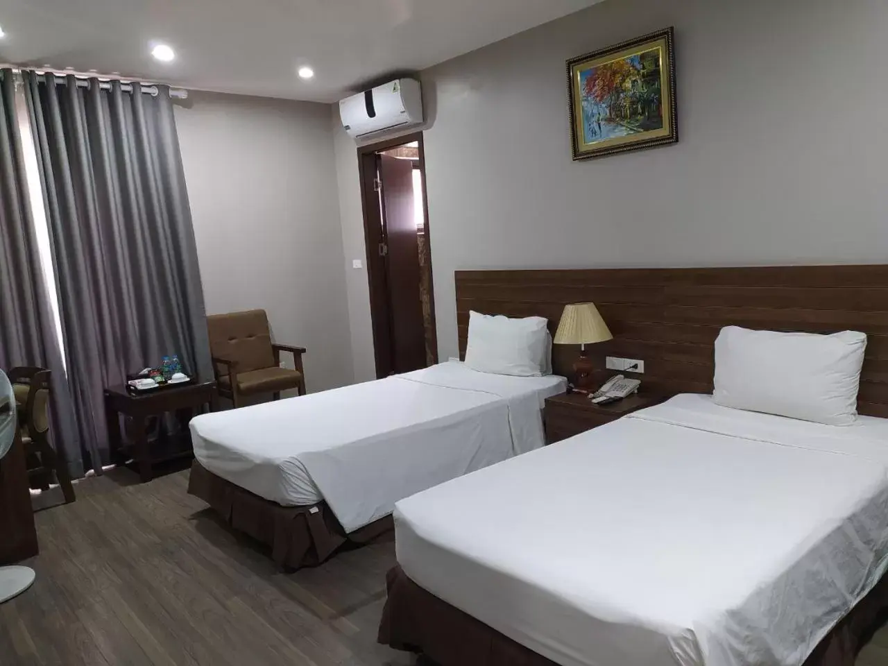 Bed in Victor Hanoi Hotel