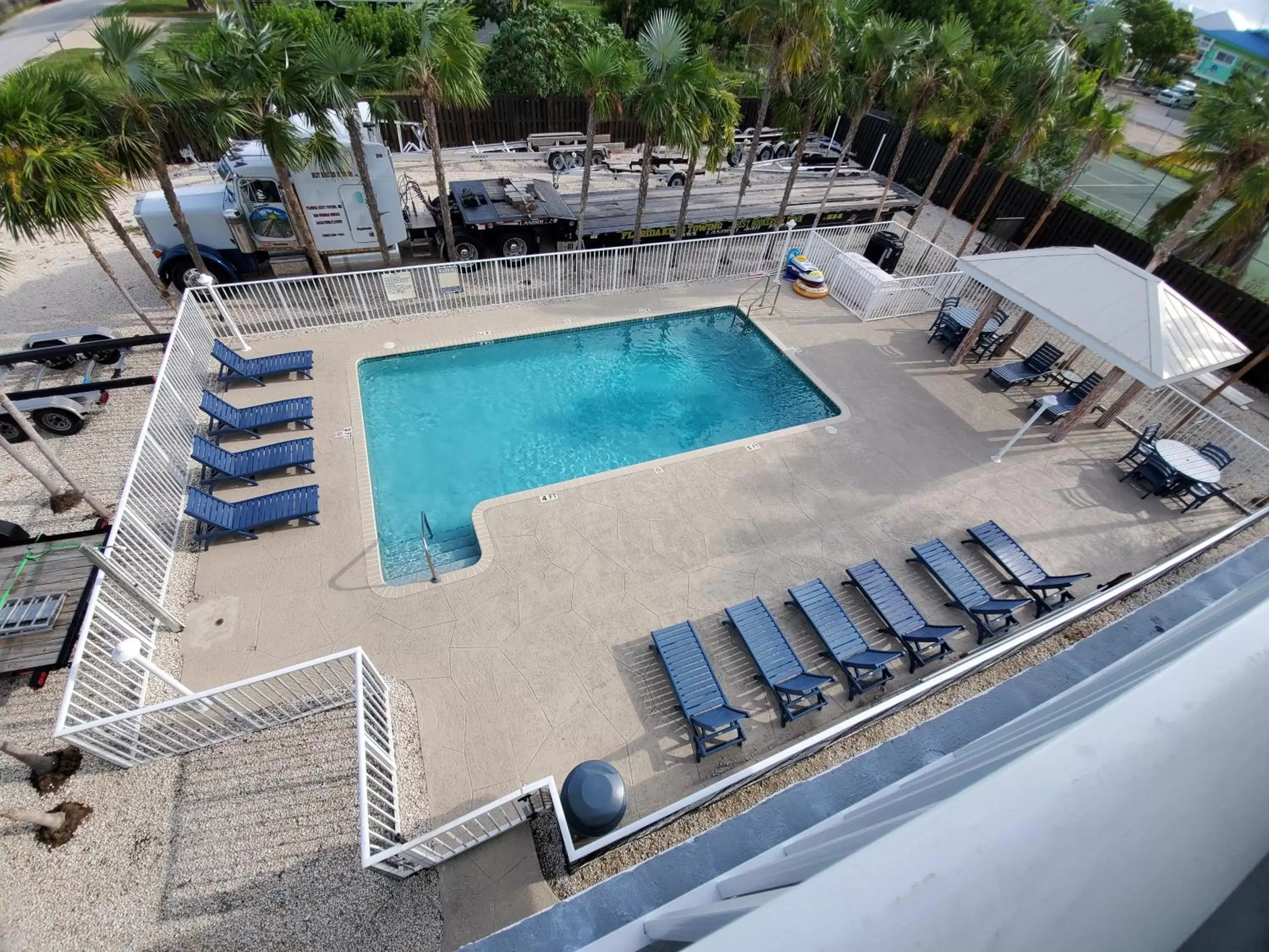 Patio, Pool View in Knight's Key Suites