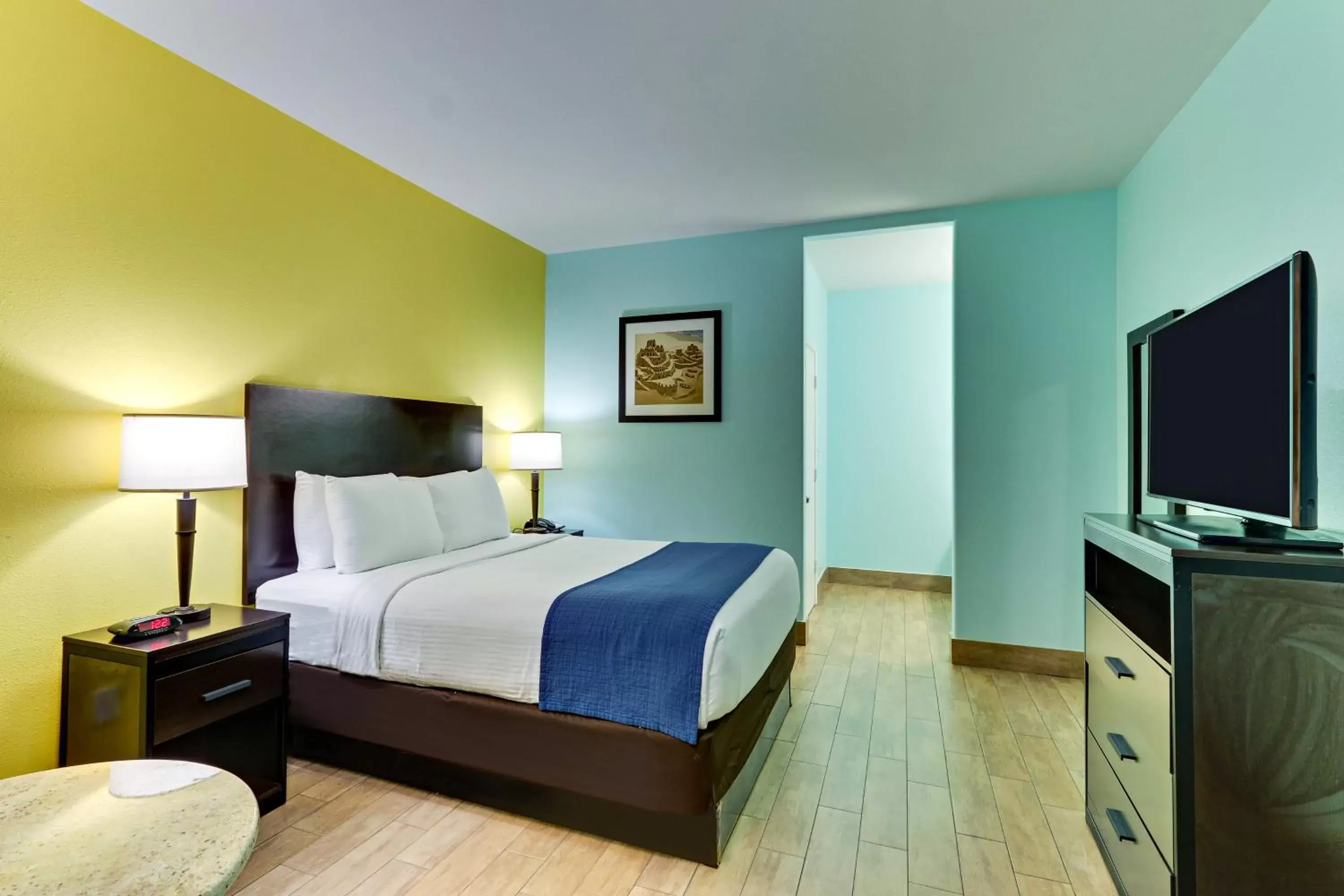 Bed in Island Hotel Port Aransas