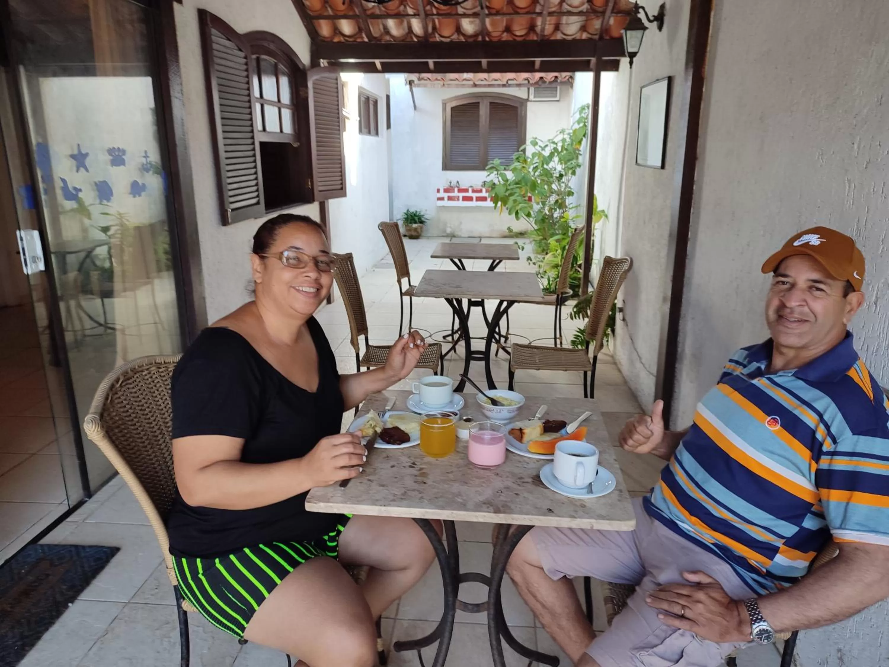 Guests in Pousada L'étage