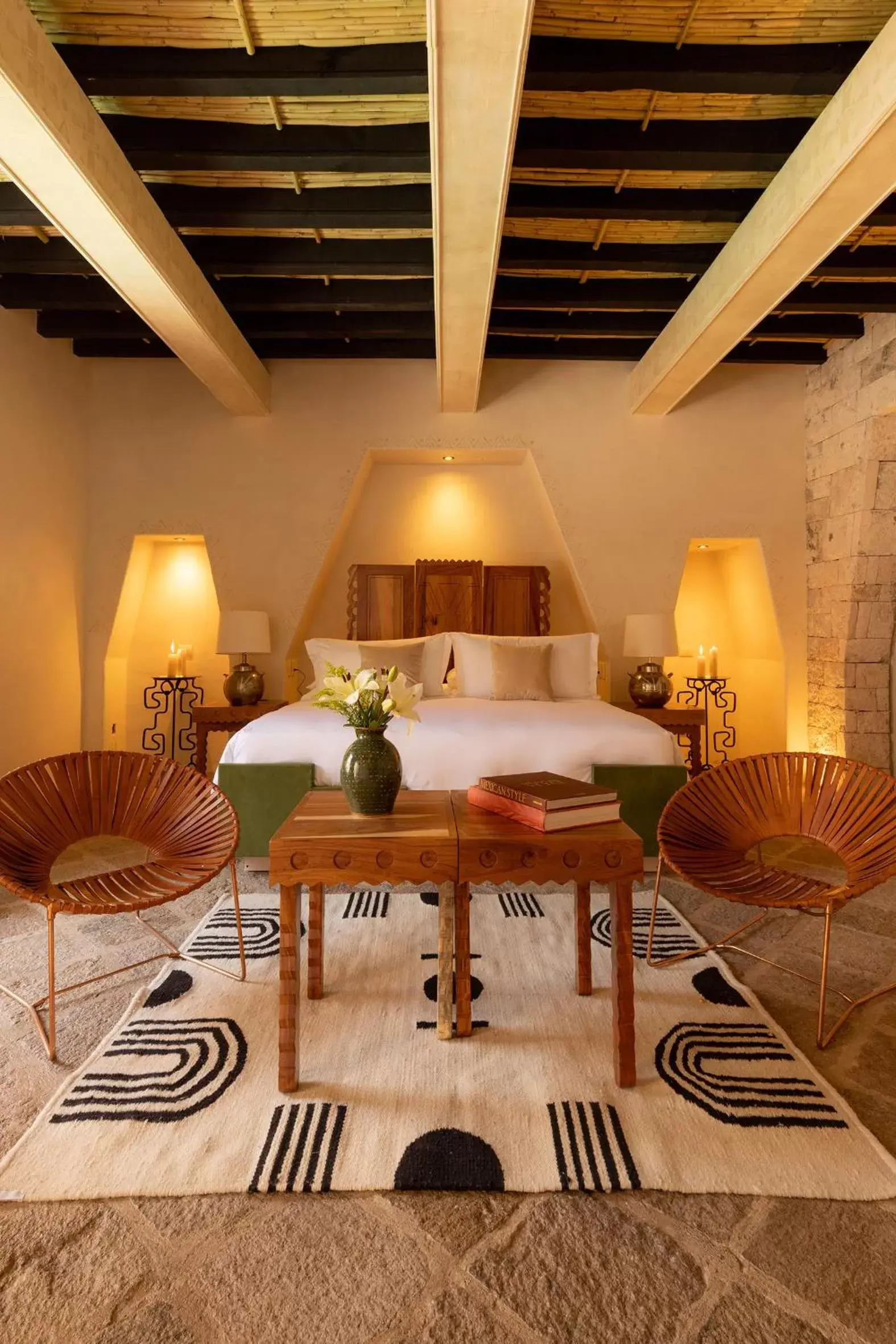 Bed, Seating Area in La Valise San Miguel de Allende