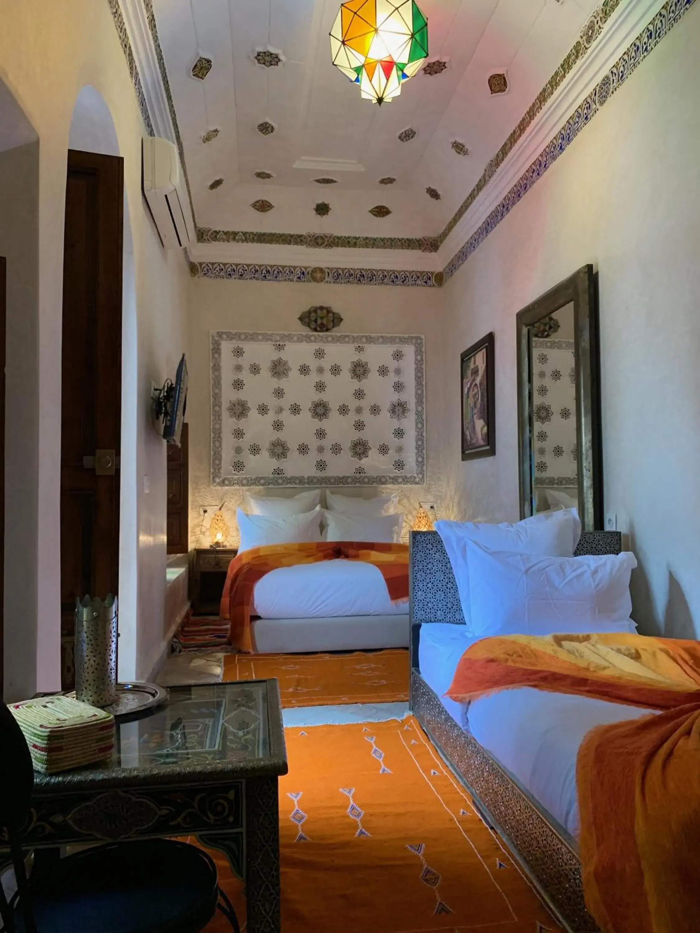 Bed in Riad Abaka hotel & boutique