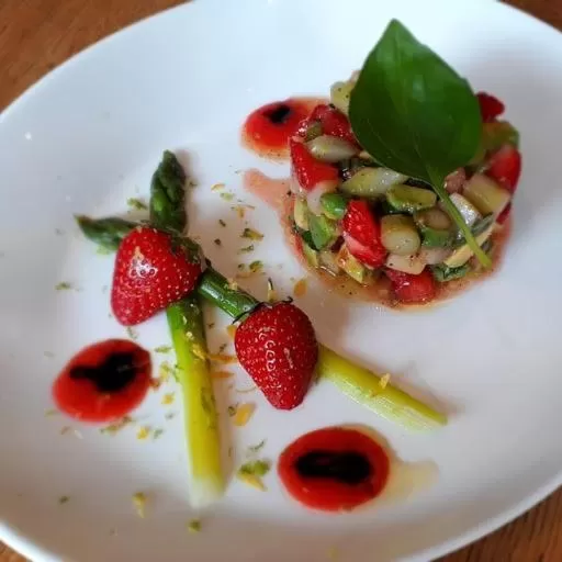 Food close-up in Hôtel Terminus