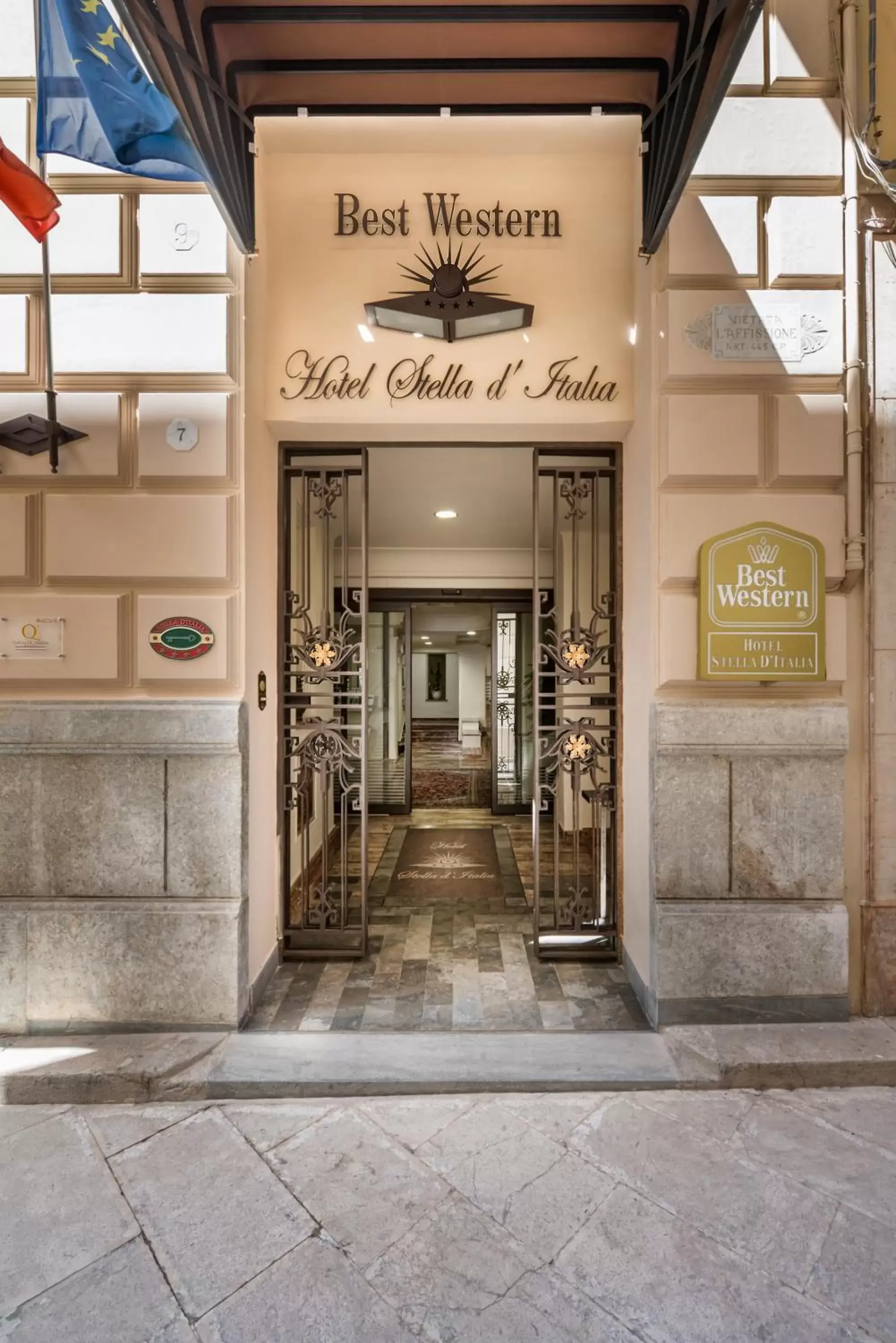 Facade/entrance in Best Western Hotel Stella d'Italia