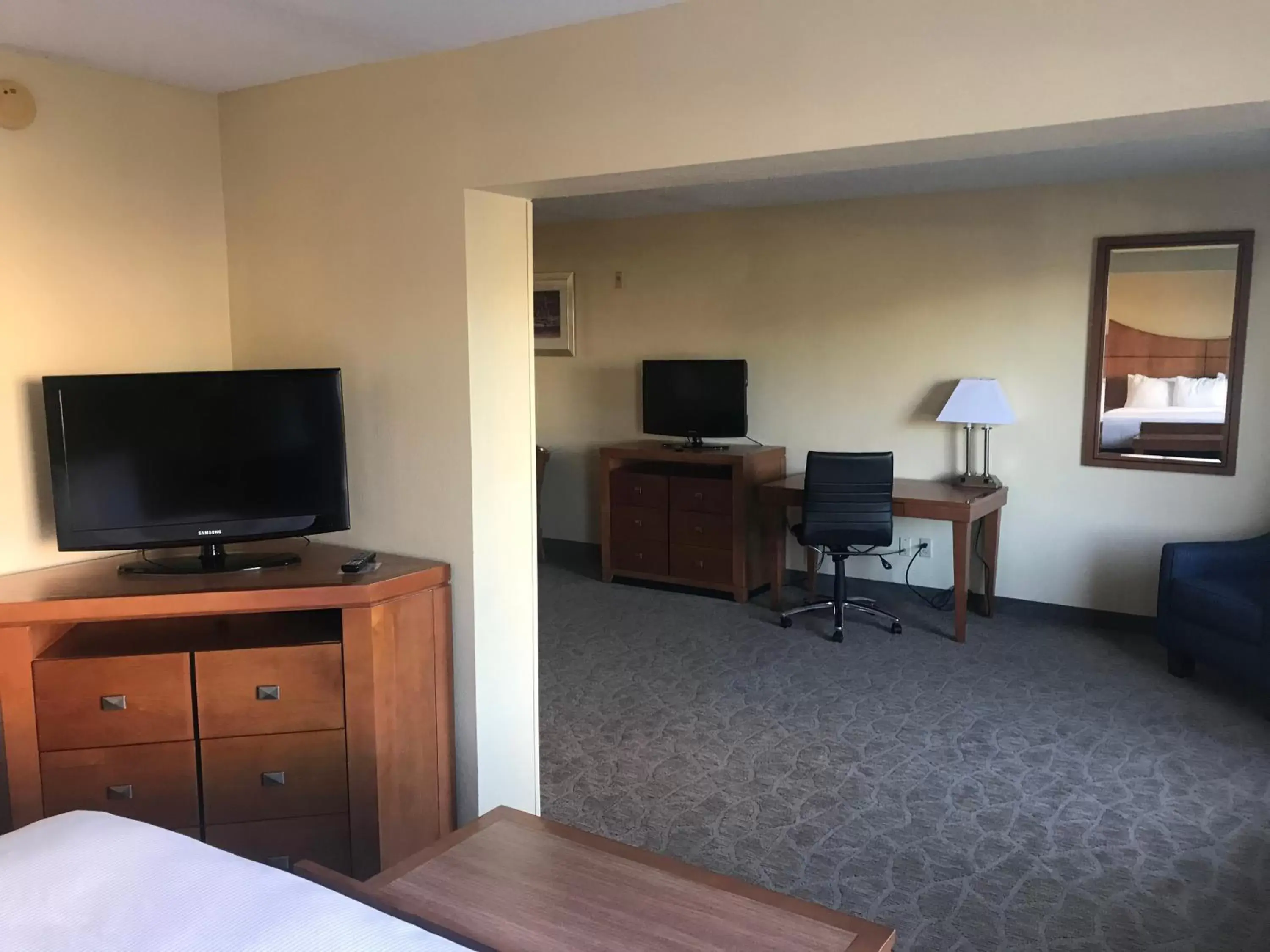 Bedroom, TV/Entertainment Center in Wingate by Wyndham - Universal Studios and Convention Center