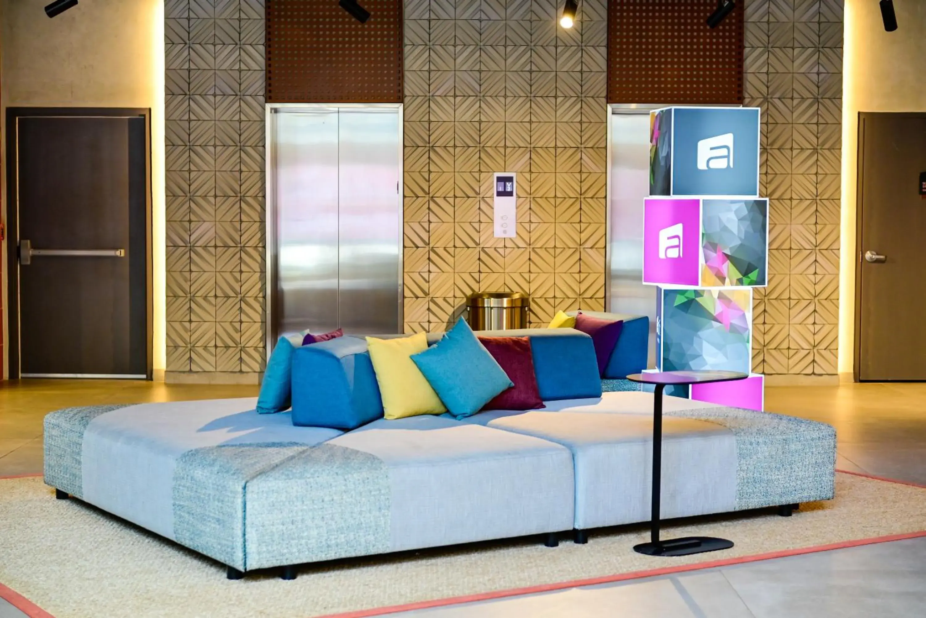 Lobby or reception, Seating Area in Aloft Playa del Carmen