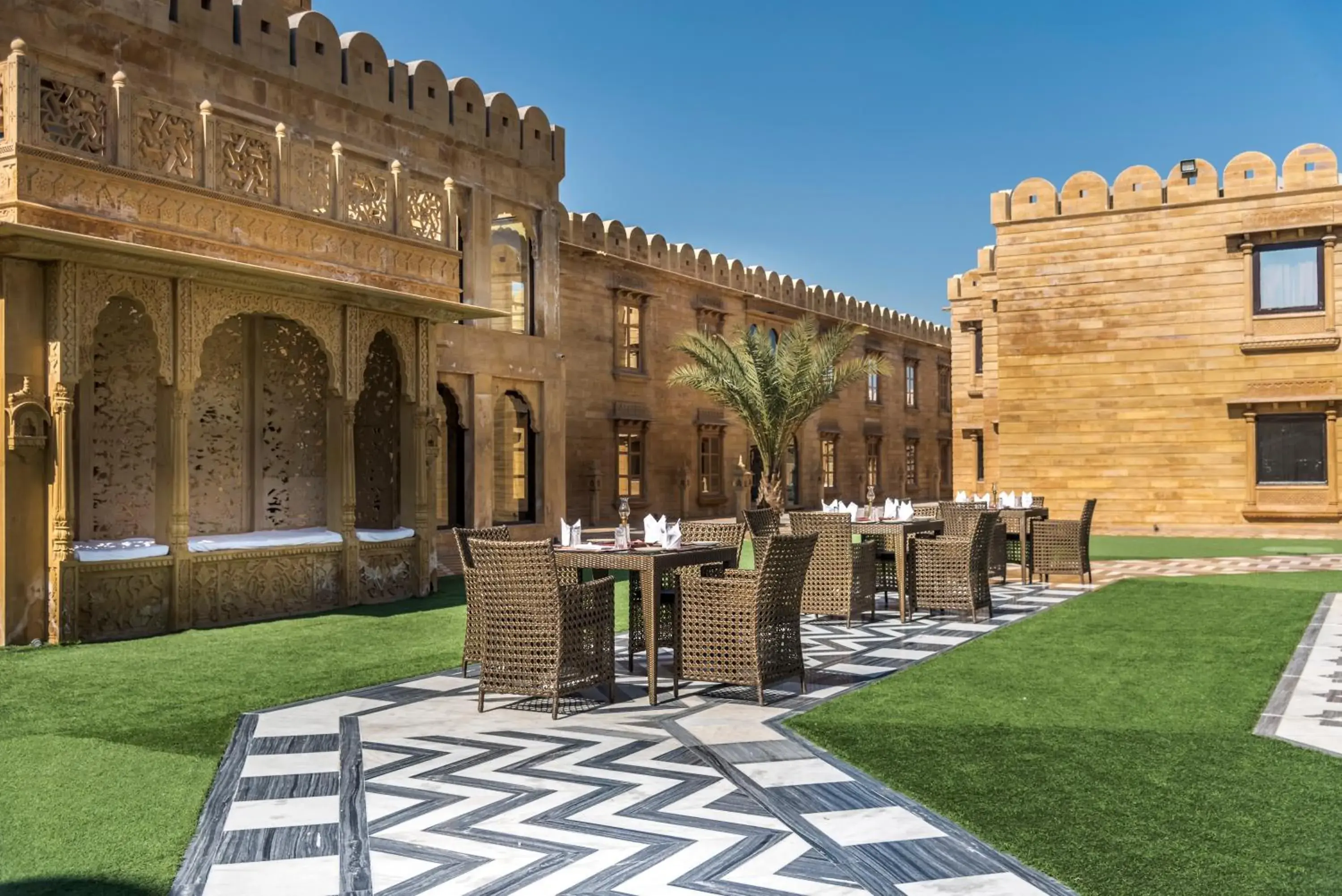 Patio in Fort Rajwada