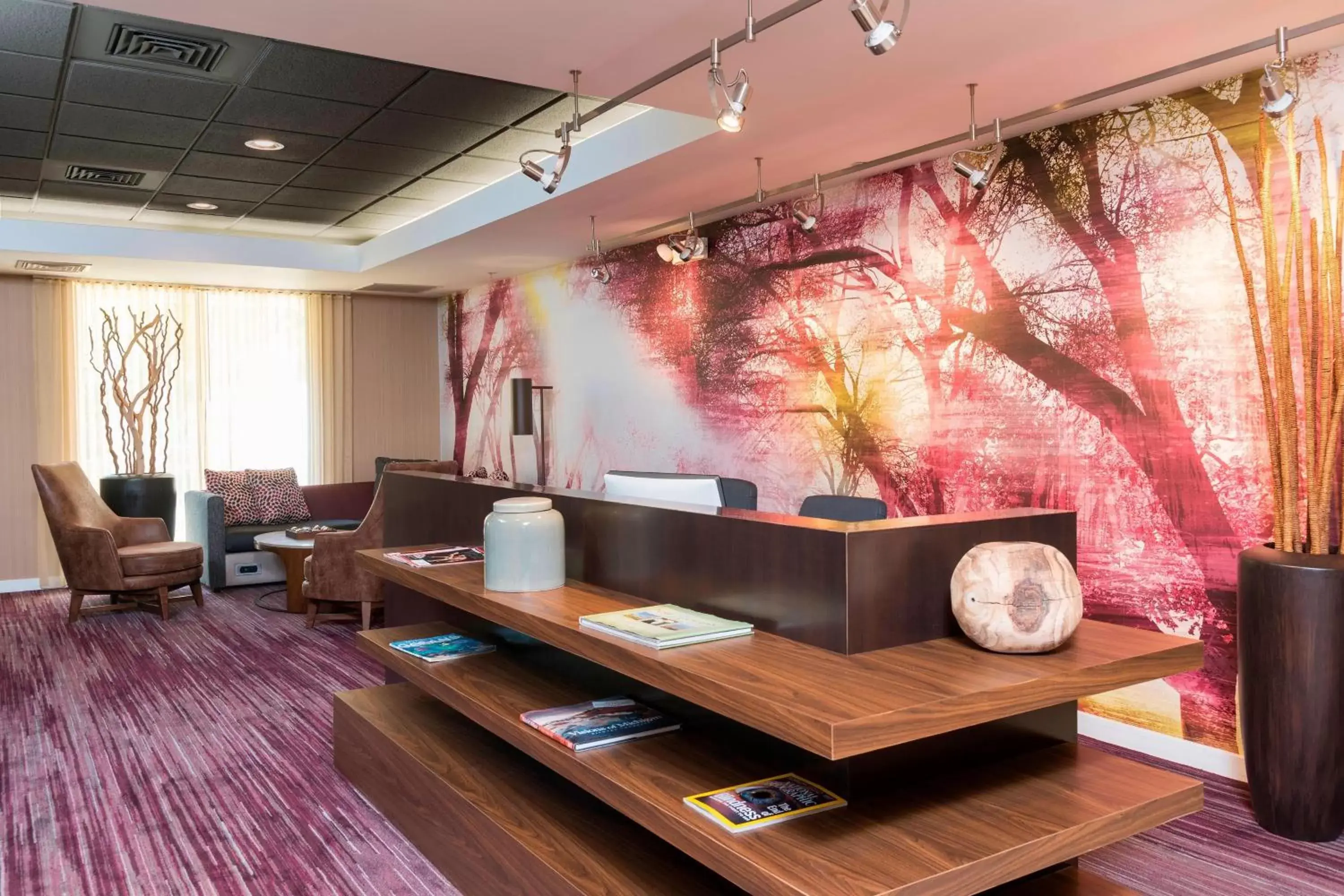 Business facilities, Seating Area in Courtyard by Marriott Traverse City