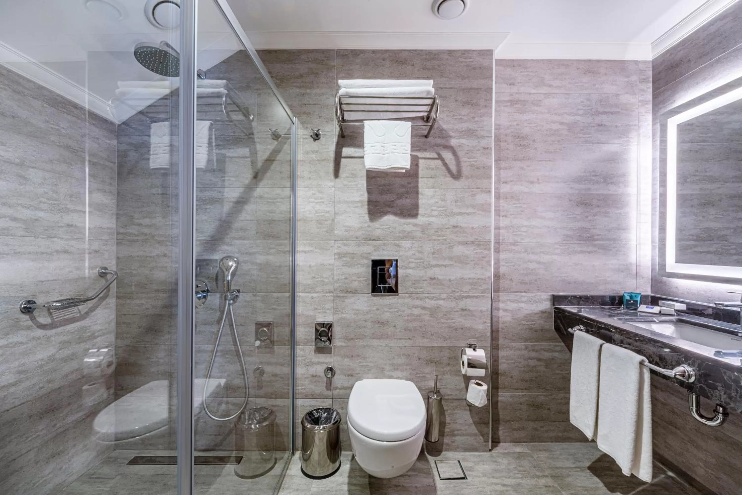 Bathroom in TRYP By Wyndham Istanbul Sisli Hotel
