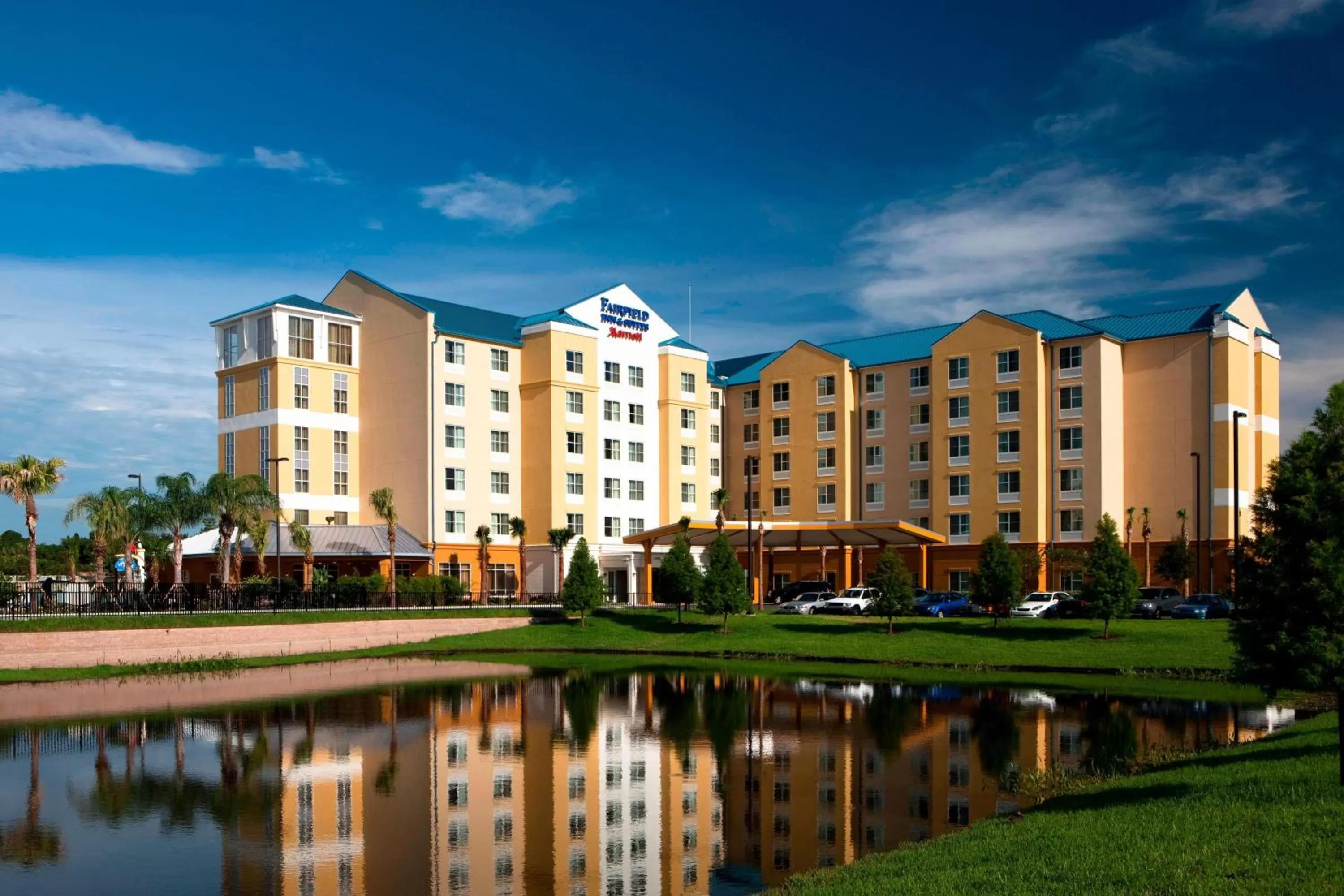 Property building in Fairfield Inn Suites by Marriott Orlando At SeaWorld
